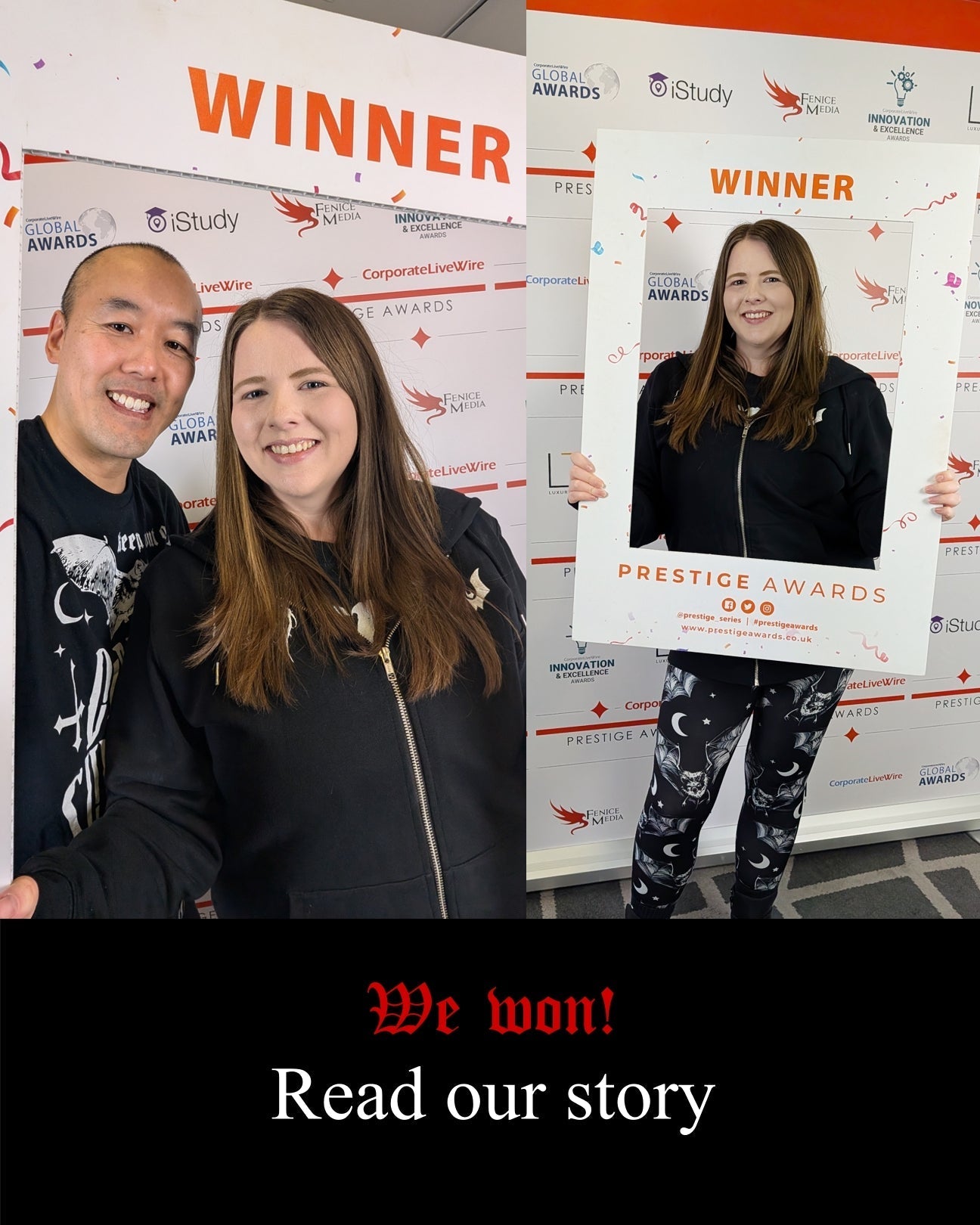 We won Alt fashion brand of the year!