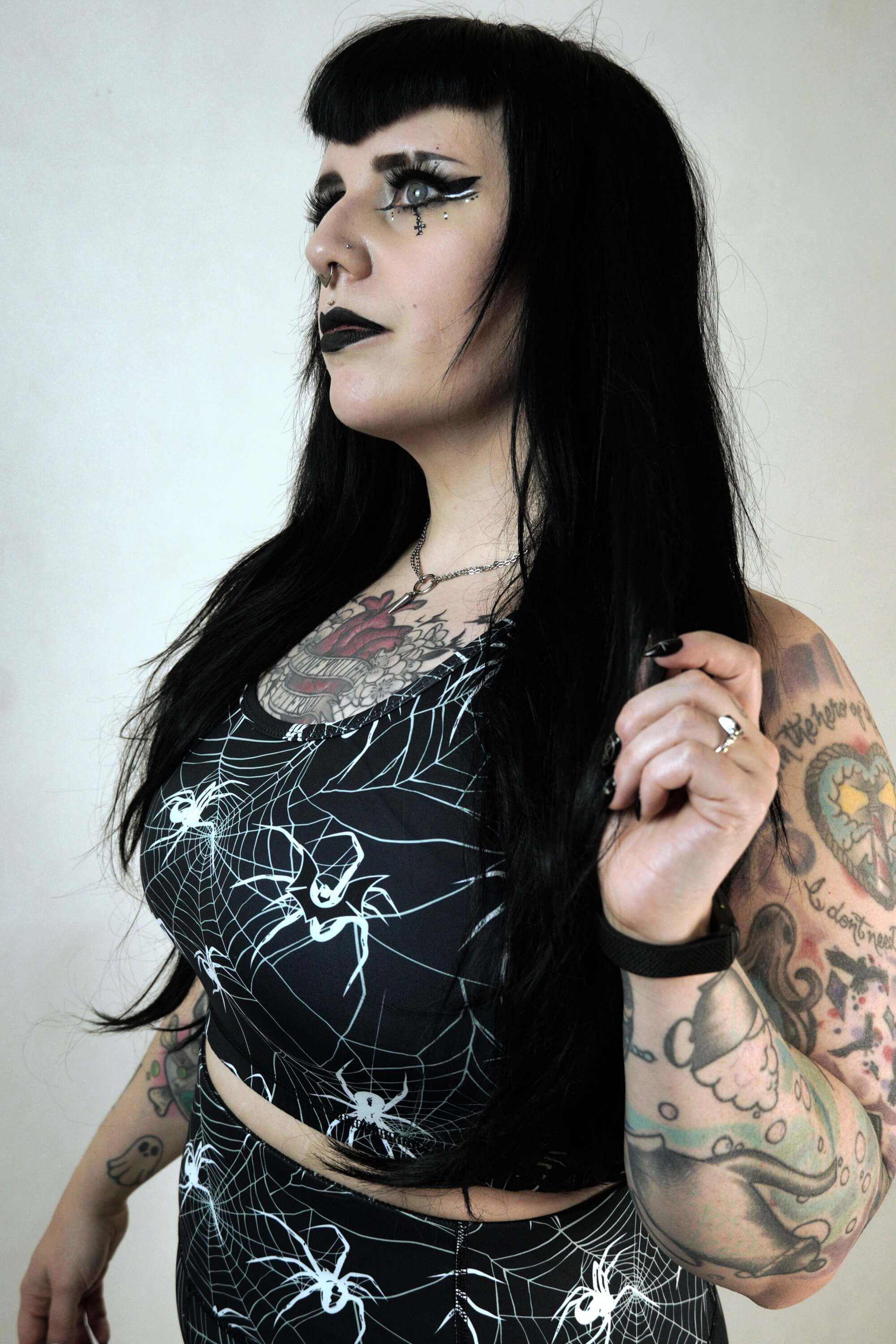 Arachnid - Racerback Crop Top