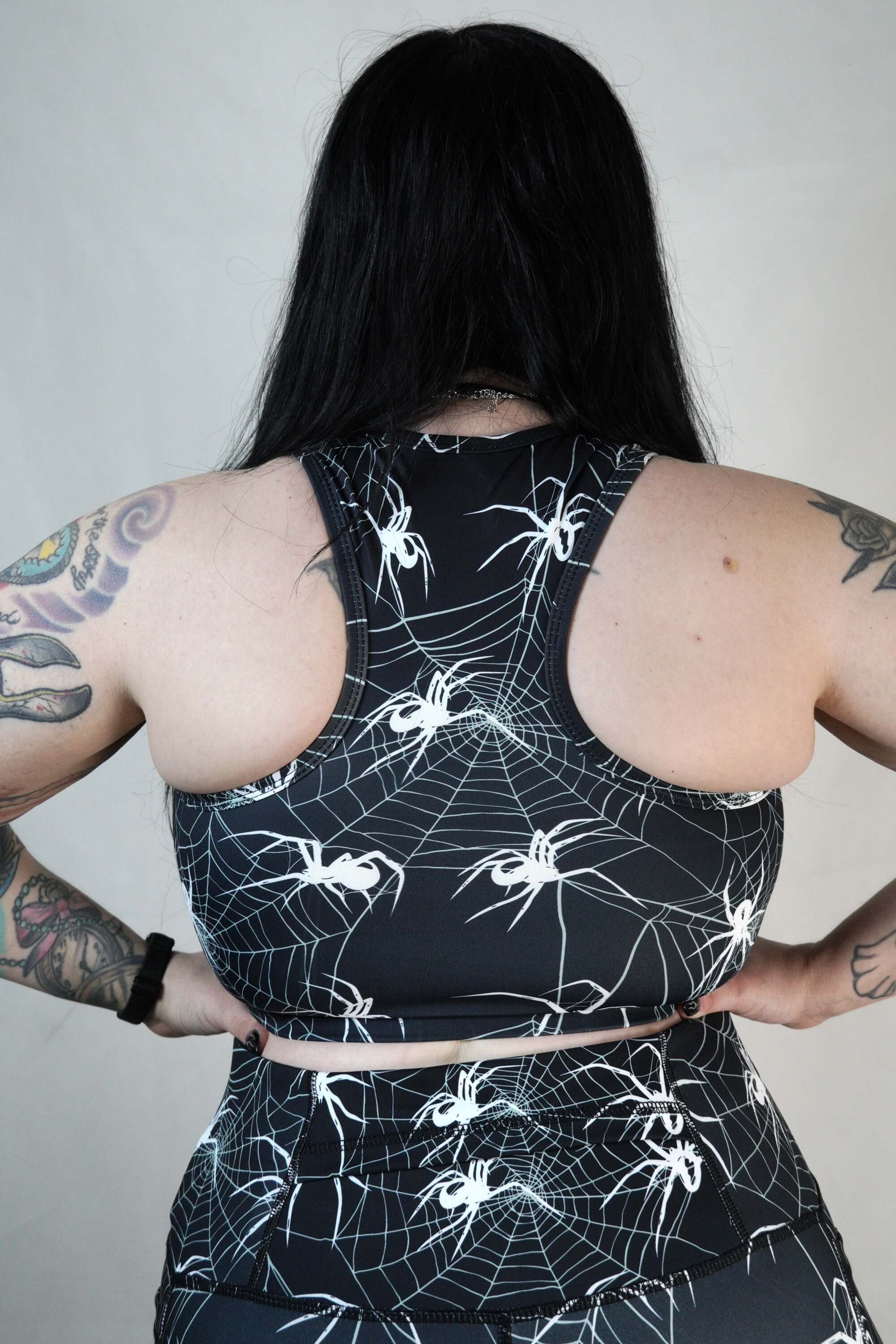 Arachnid - Racerback Crop Top