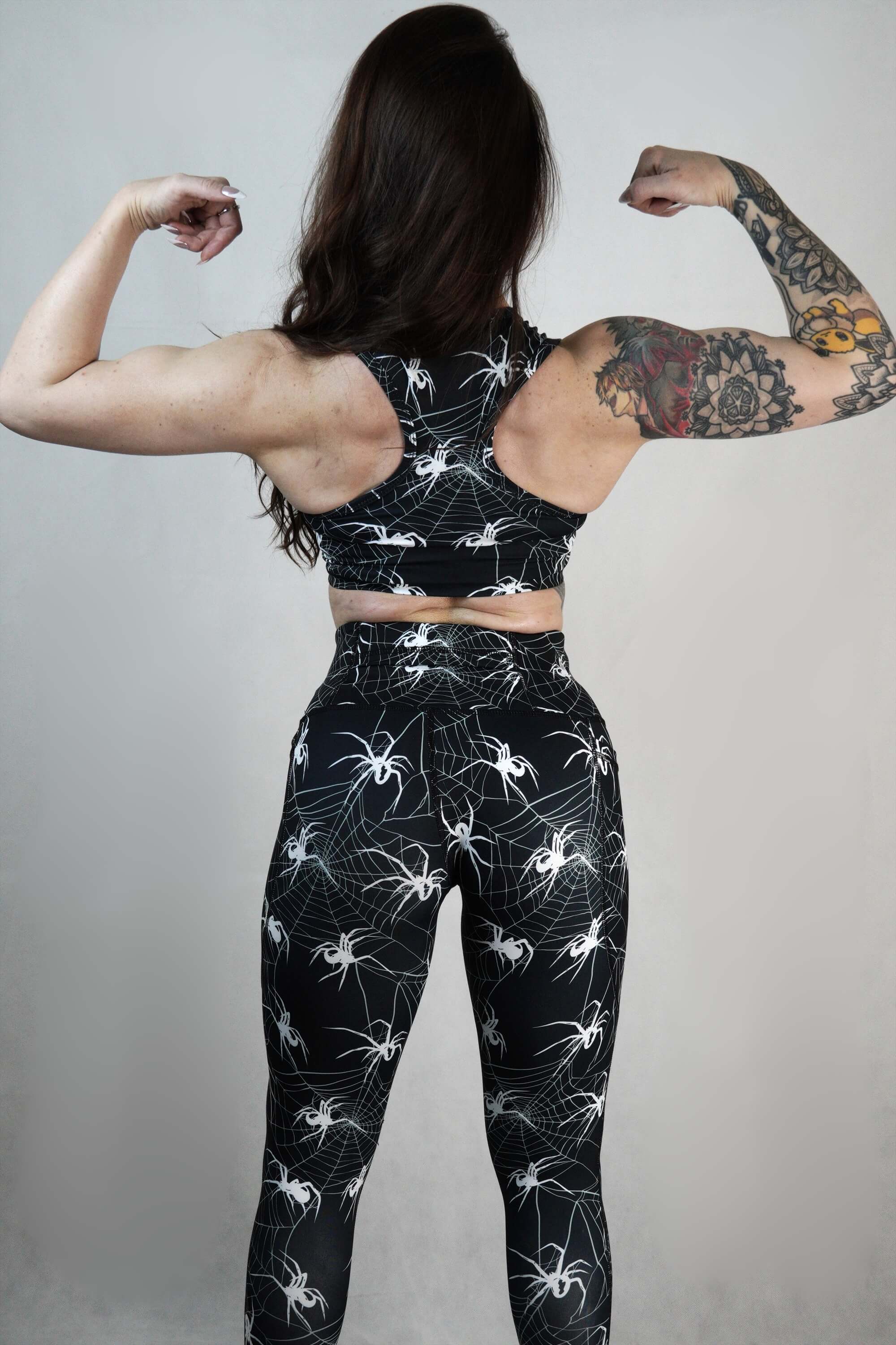 Arachnid - Racerback Crop Top