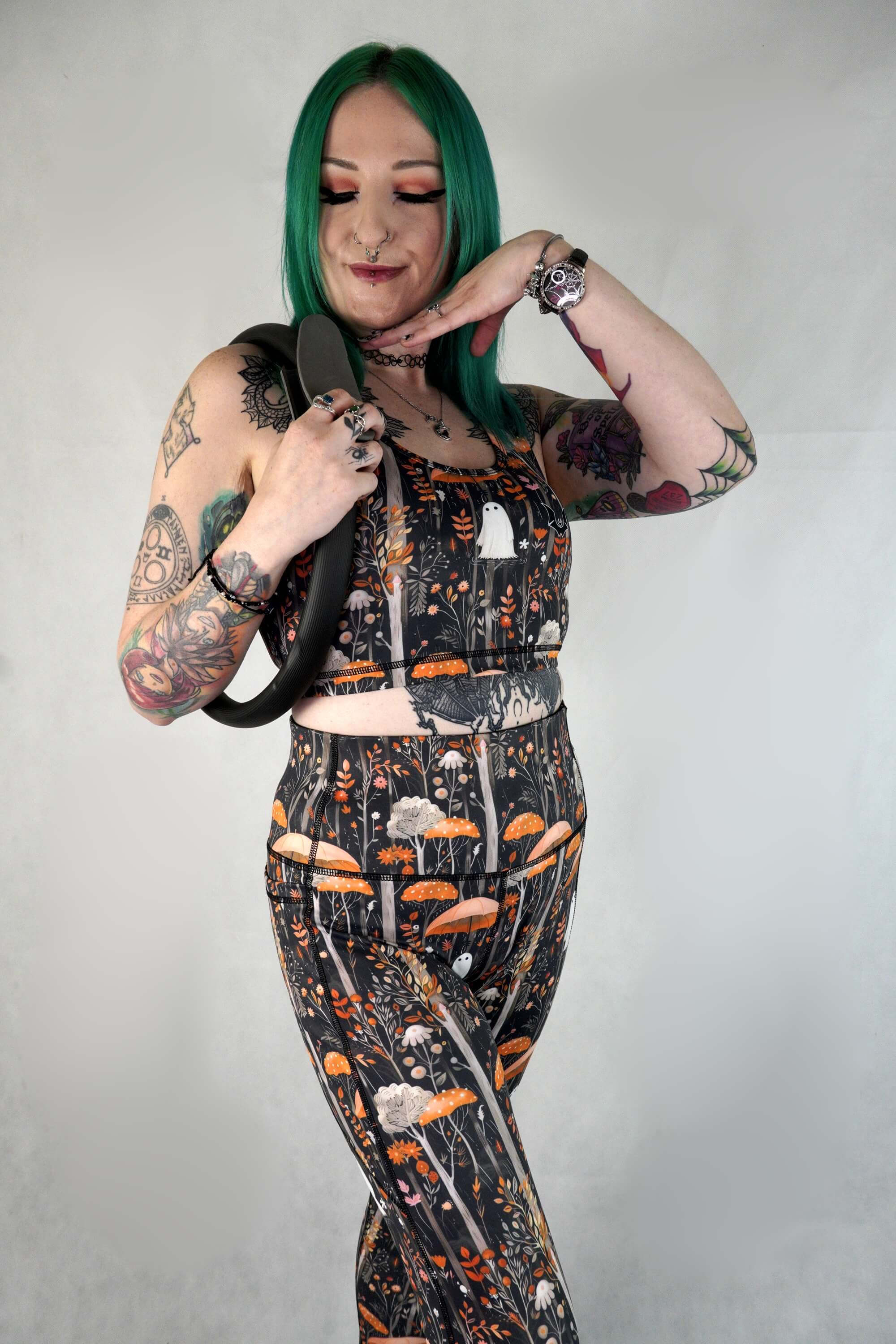 Autumn Ghost - Side Pocket Leggings