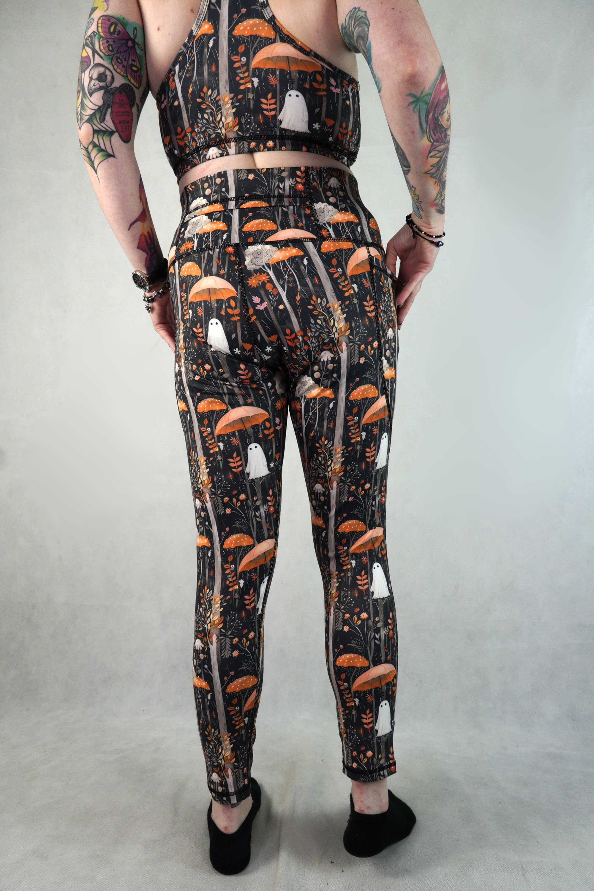 Autumn Ghost - Side Pocket Leggings