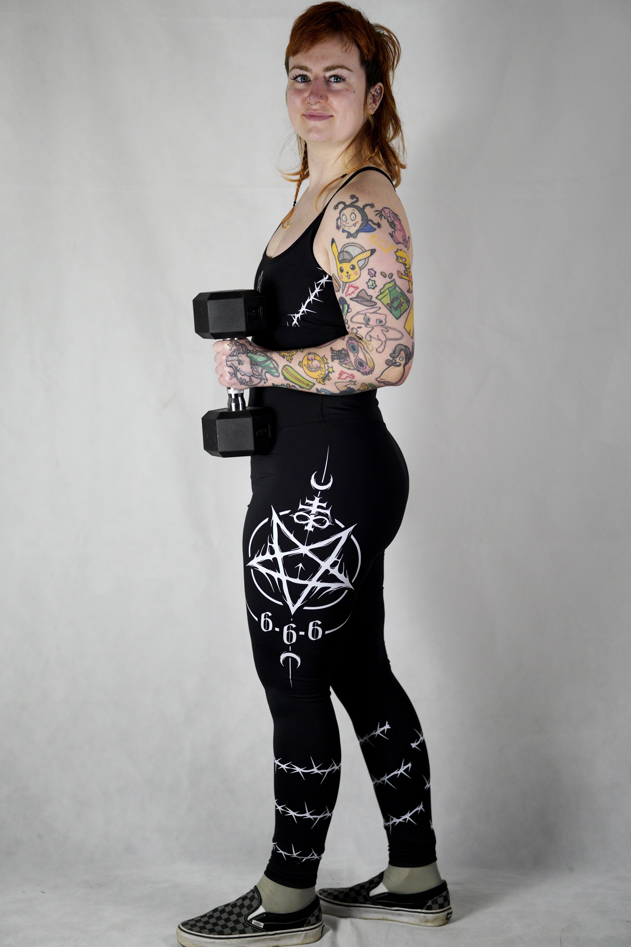 Barbed Wire - 'Hardcore' Full Length Leggings