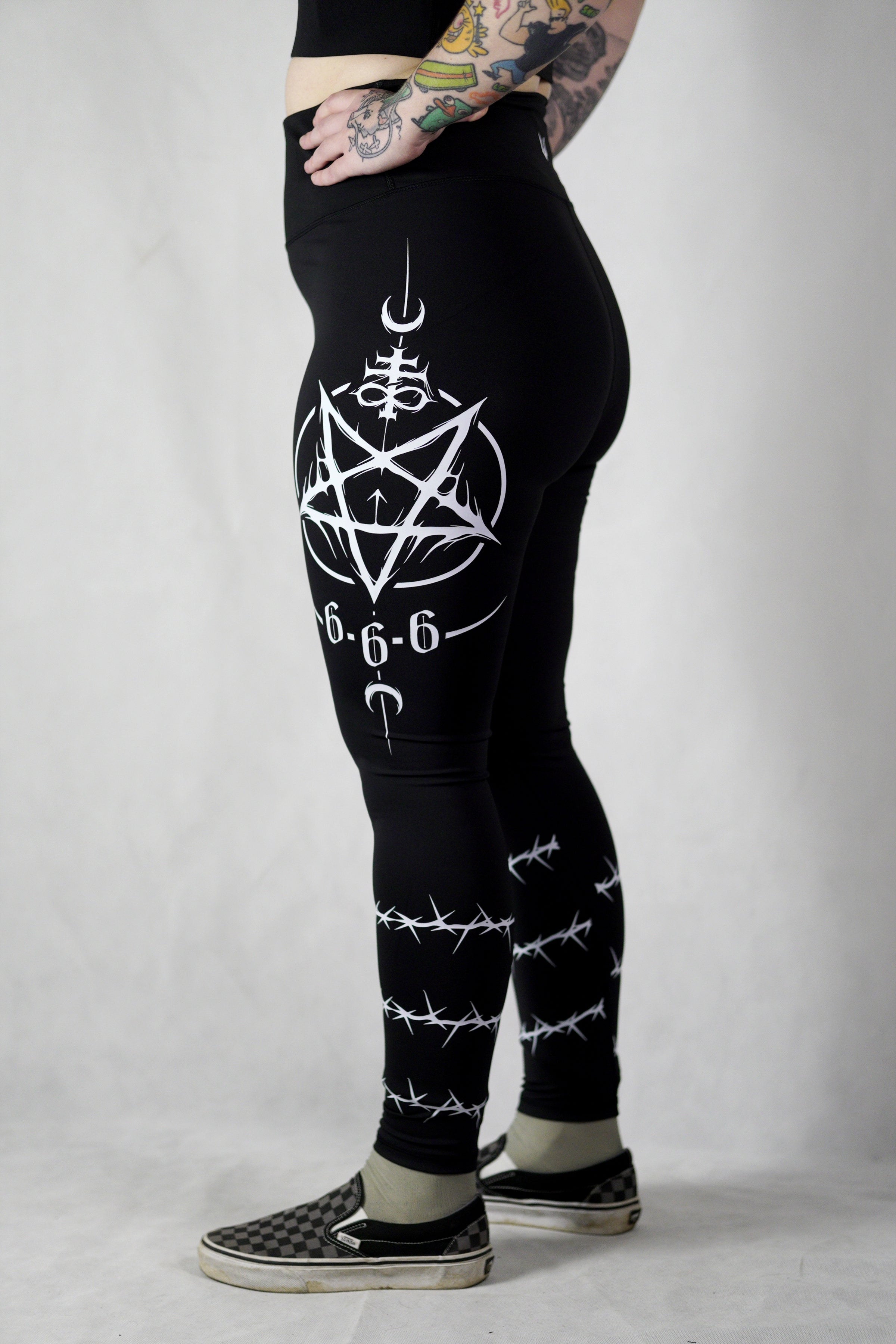 Barbed Wire - 'Hardcore' Full Length Leggings