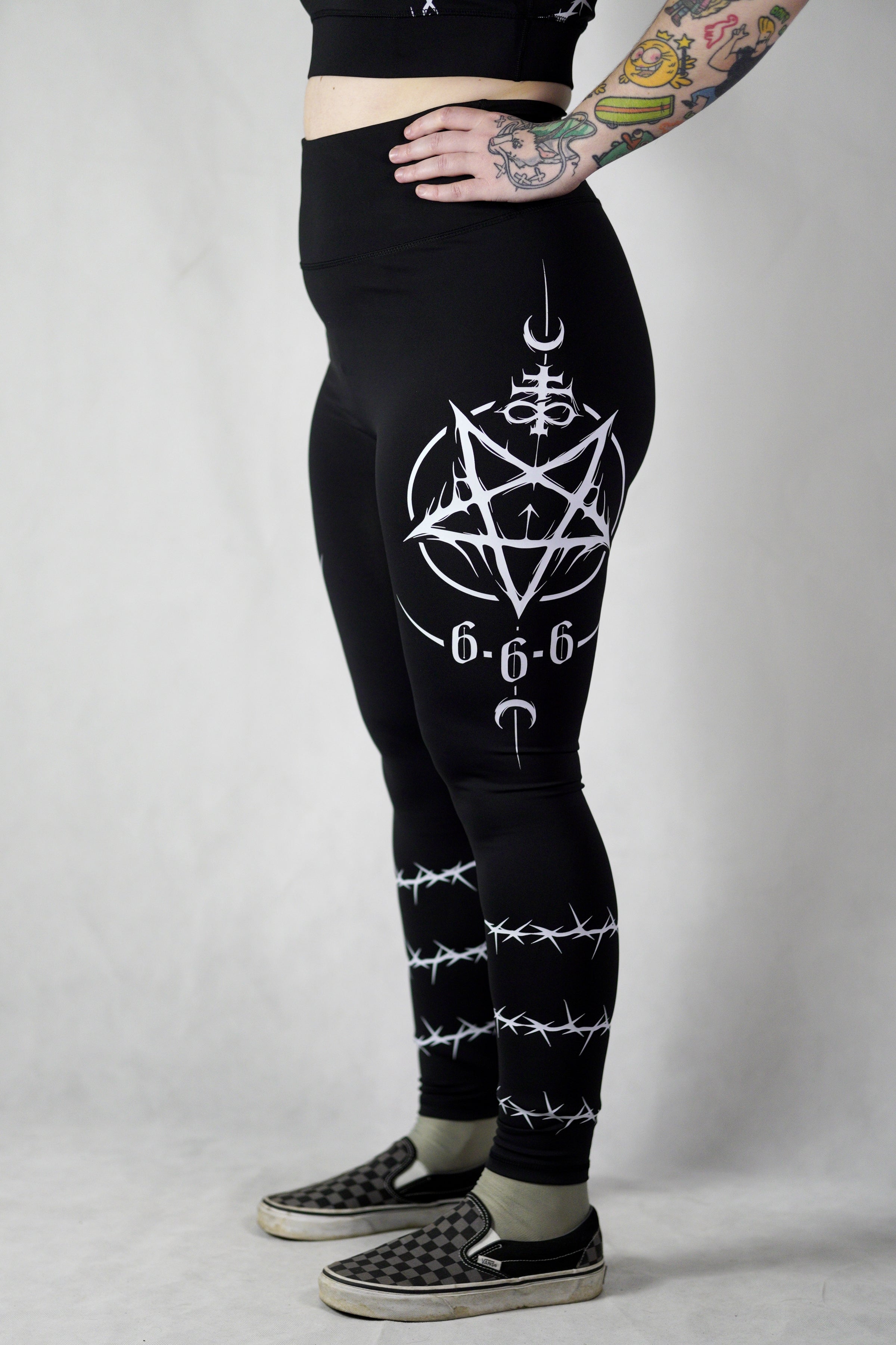 Barbed Wire - 'Hardcore' Full Length Leggings