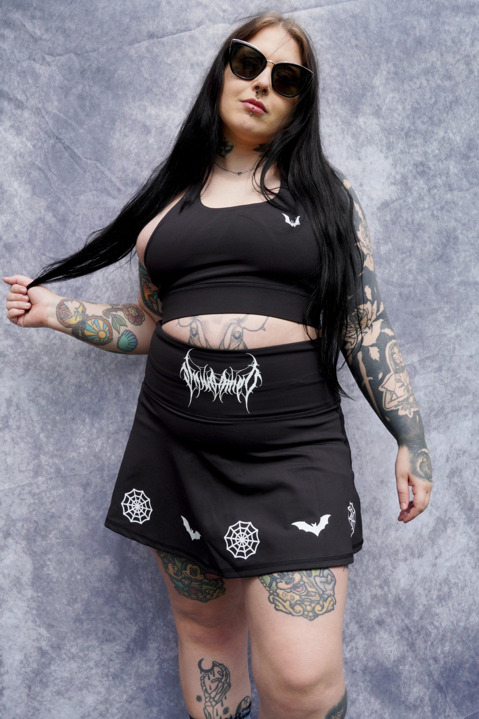 Bats & Cobwebs - Skort