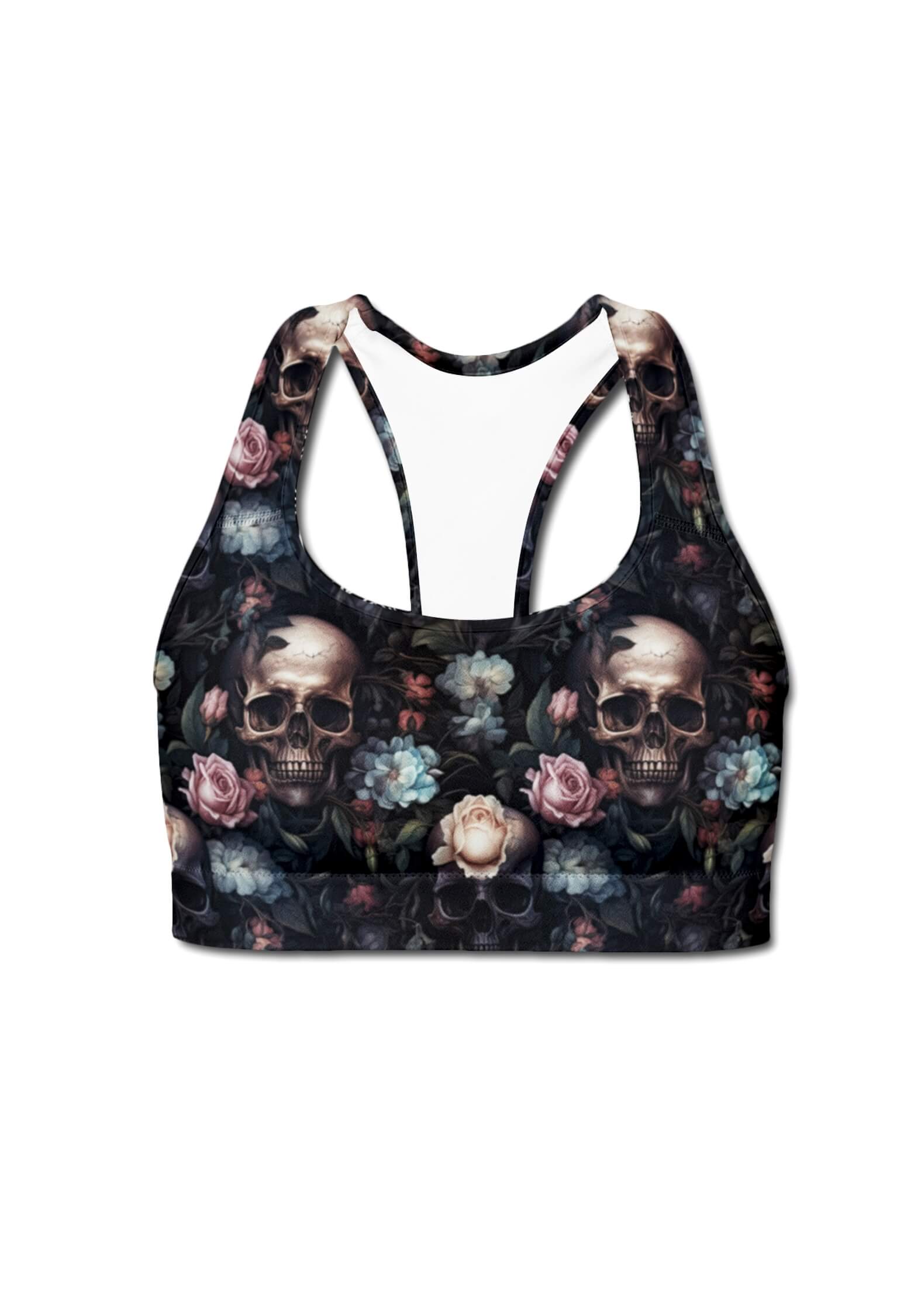 Bed Of Death - Crop Top - Unwonted Alternative Gym Wear - unwontedapparel