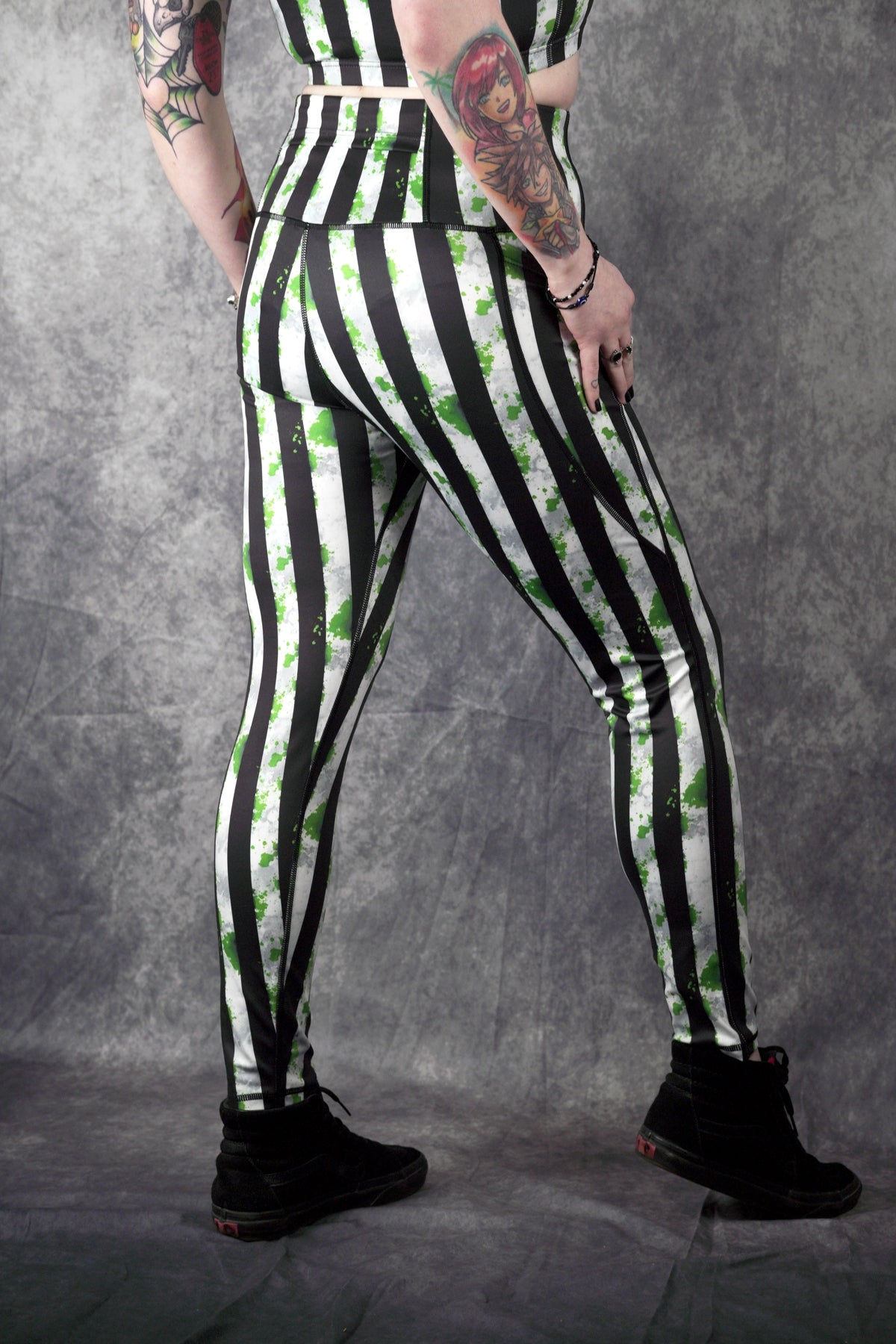 Beetle Stripes - Side Pocket Leggings