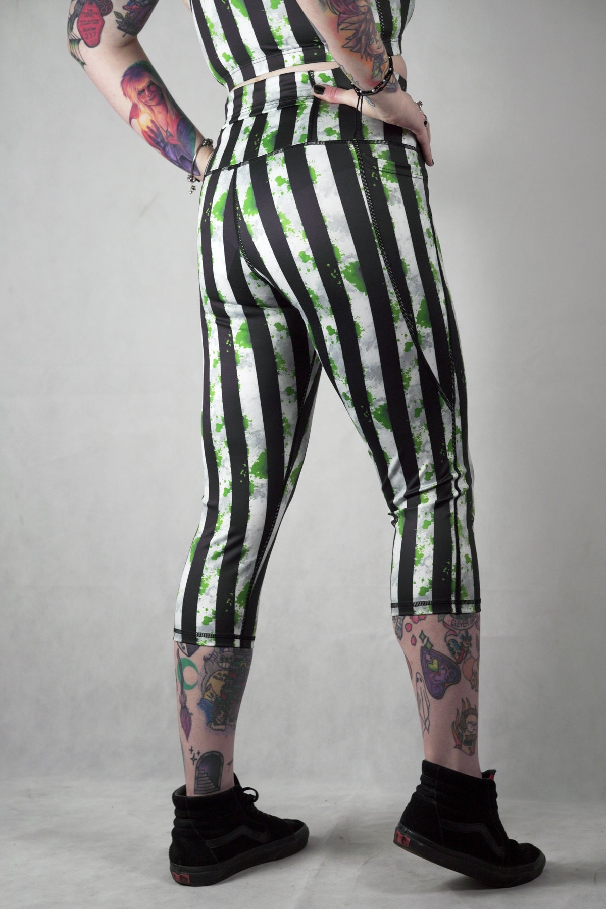 Beetle Stripes - Capri Side Pockets