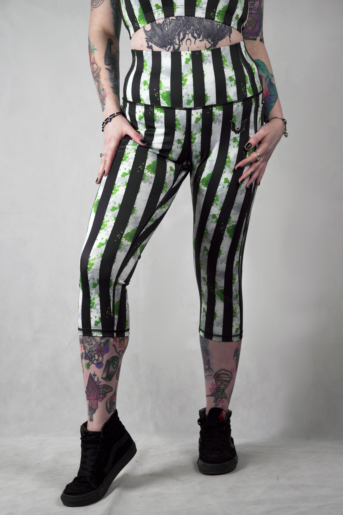 Beetle Stripes - Capri Side Pockets