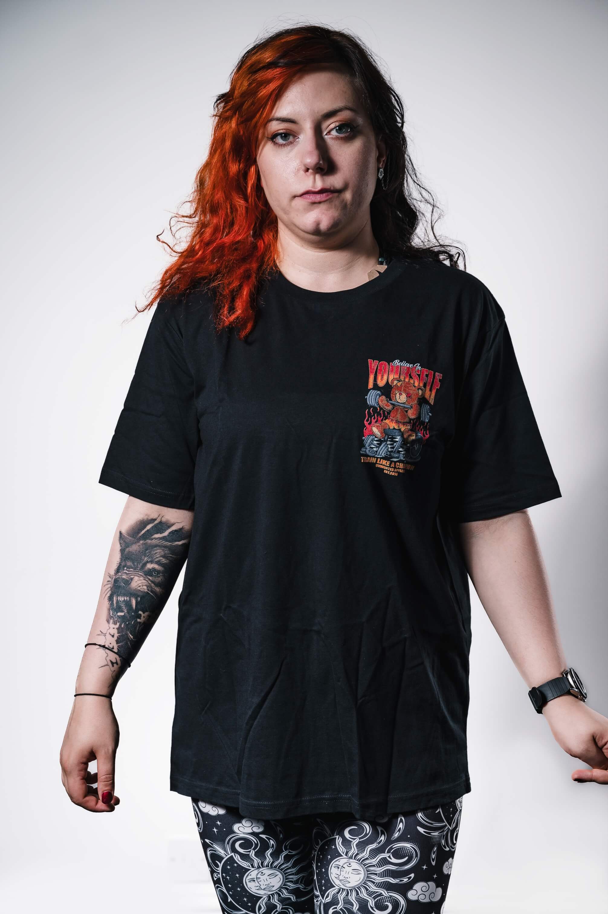 Believe In Yourself - Cotton T-Shirt - Unwonted Alternative Gym Wear