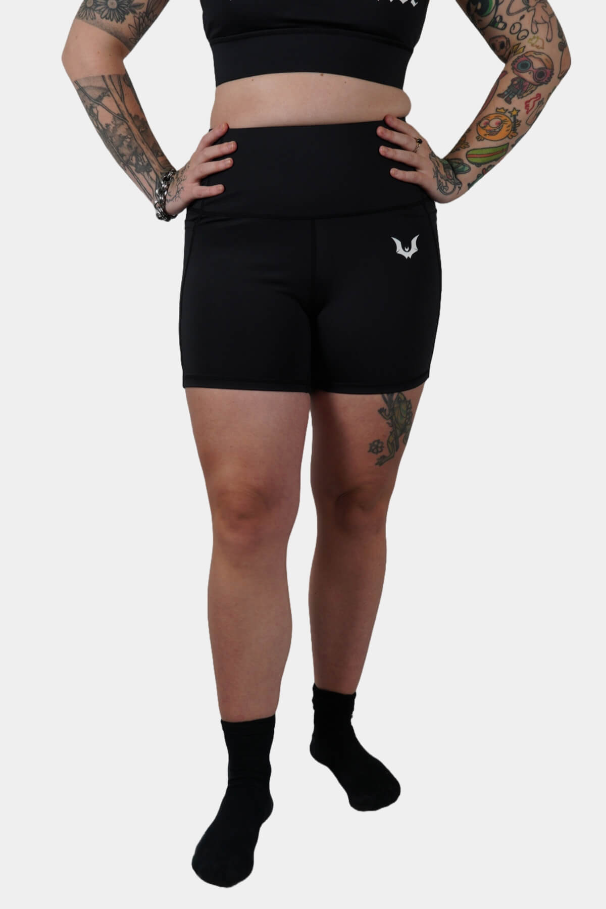 Gothica Black Booty Shorts