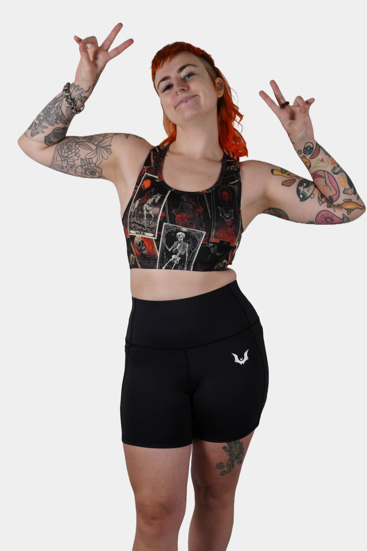 Gothica Black - Booty Shorts