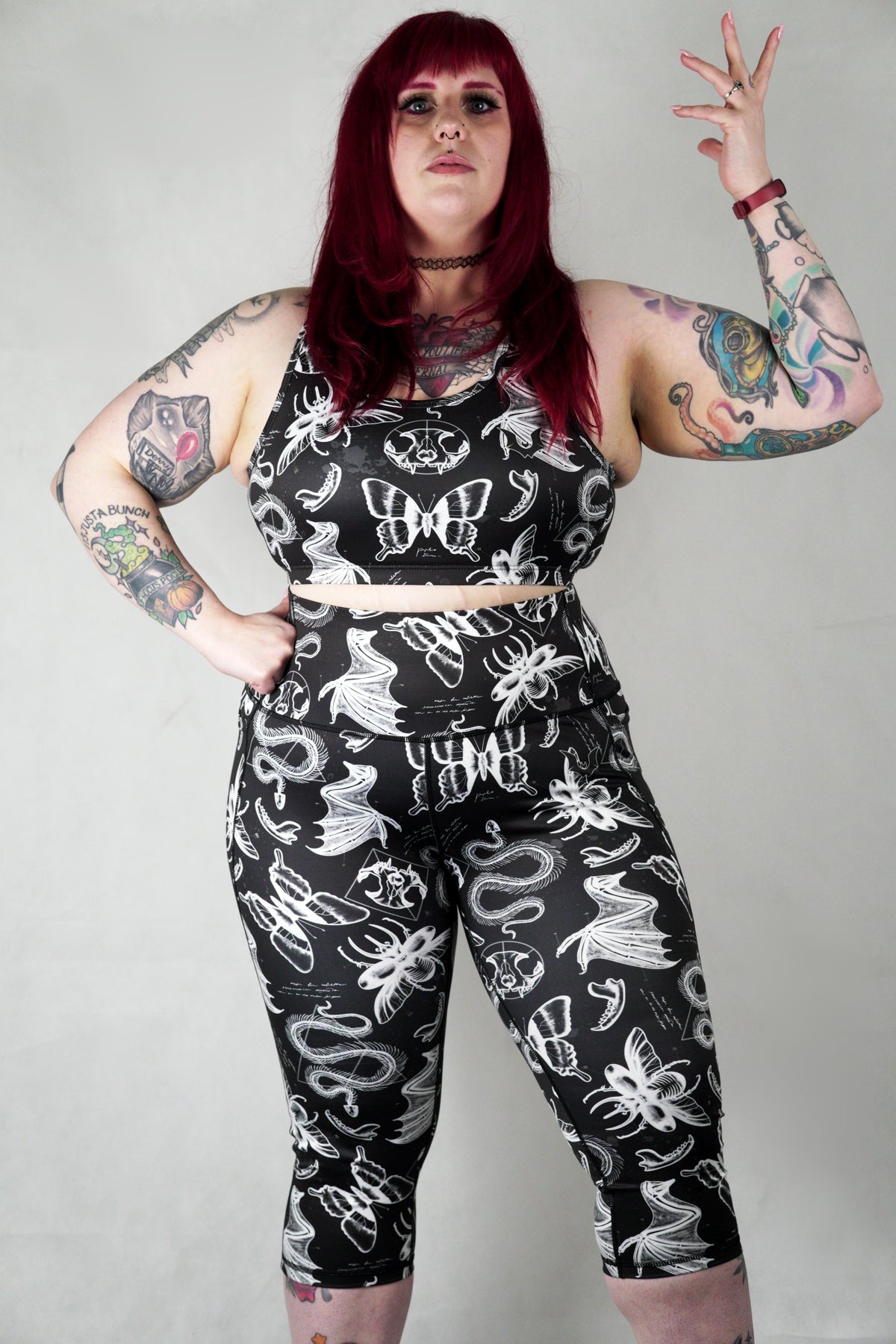 Creepy Crawlies - Capri Side Pockets