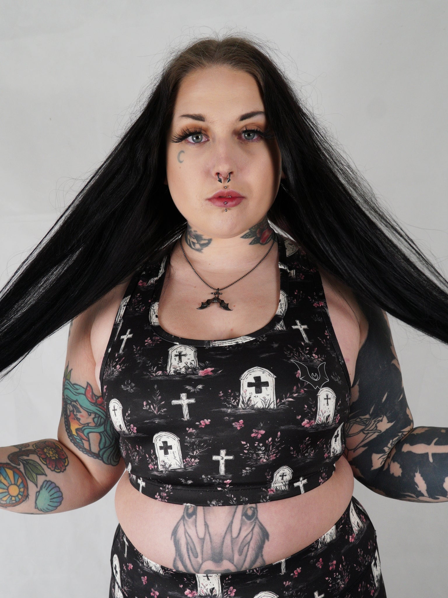 Cute Graveyard - Crop Top