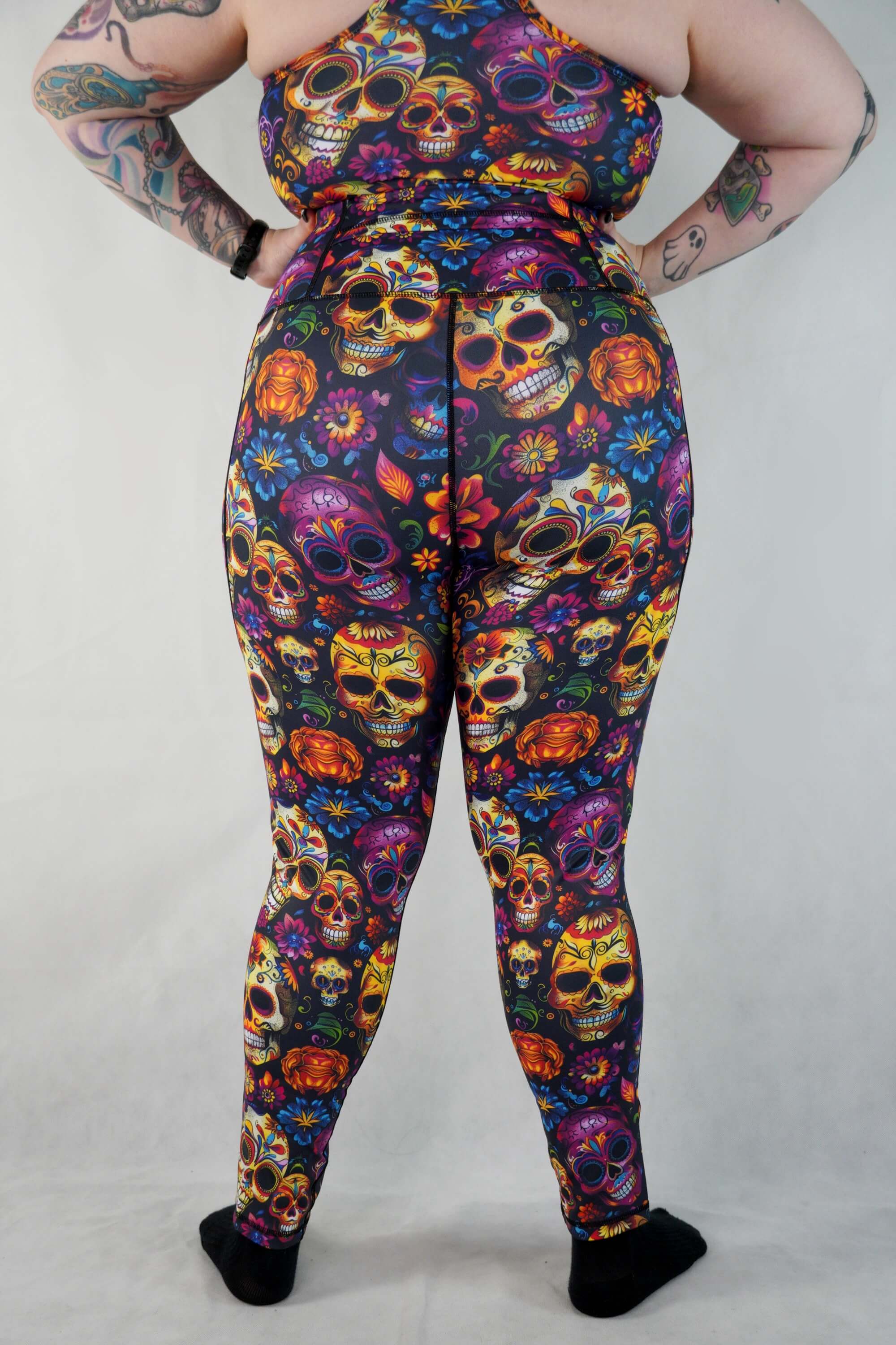 Day Of The Dead - Side Pocket Leggings