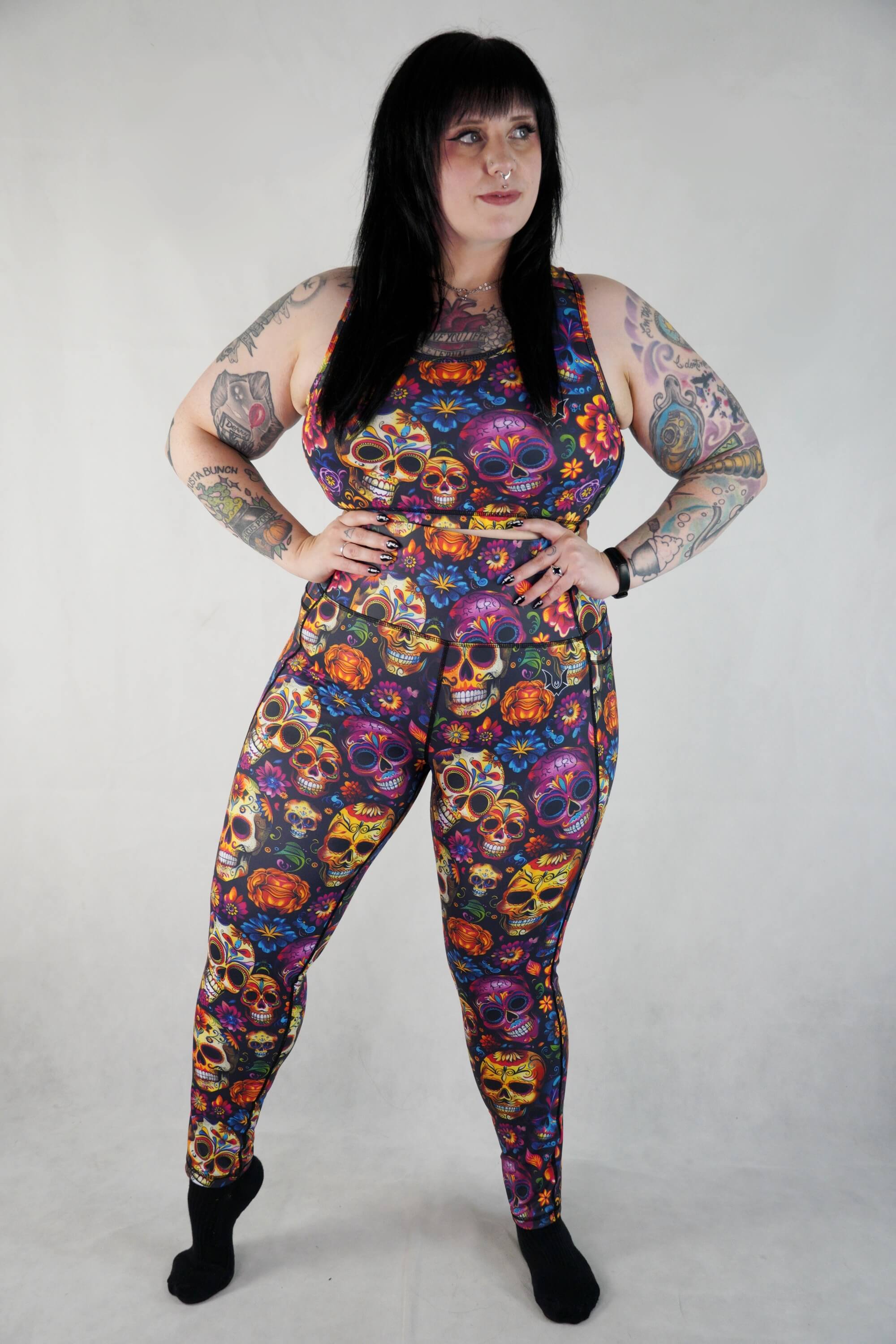 Day Of The Dead - Side Pocket Leggings