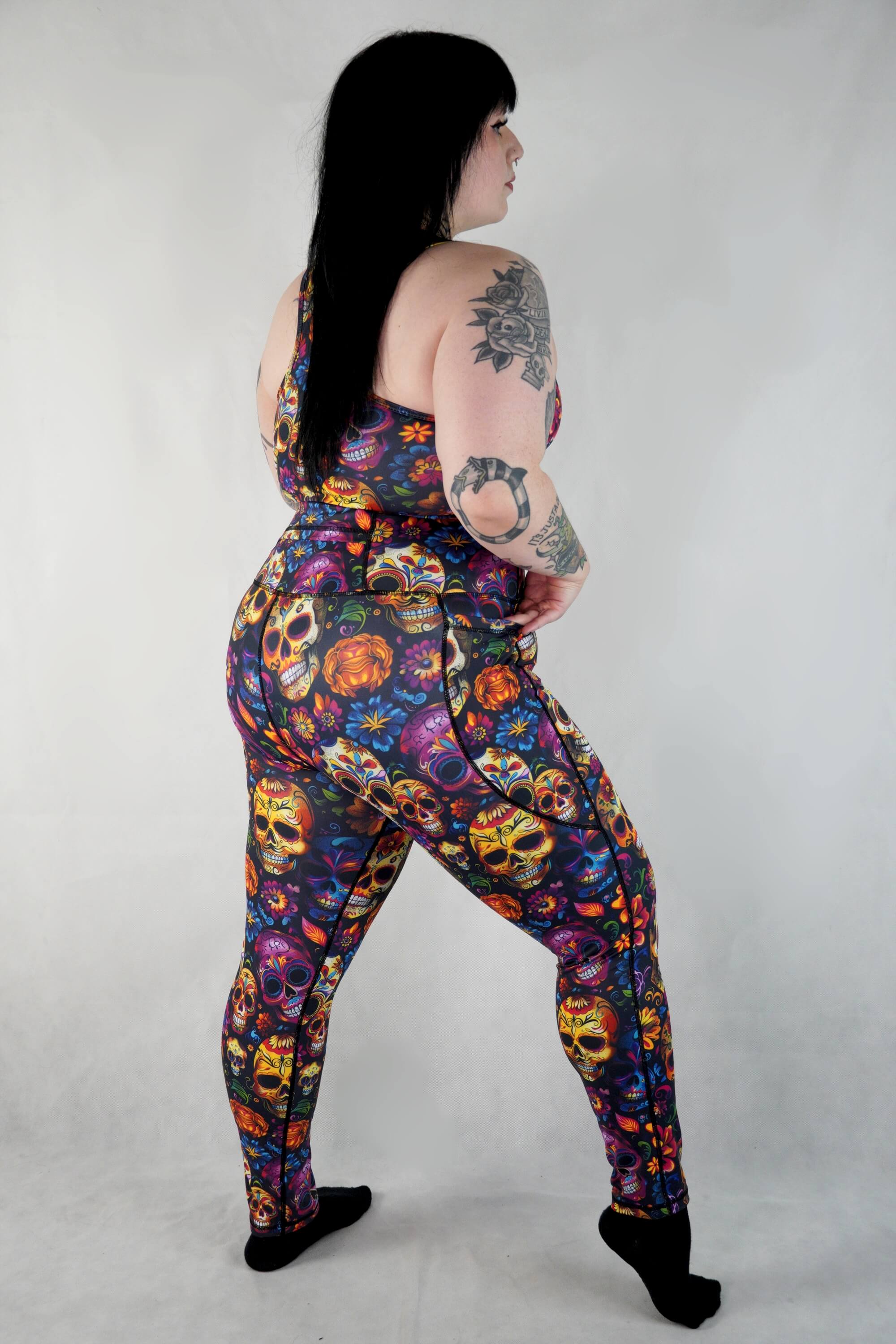 Day Of The Dead - Side Pocket Leggings