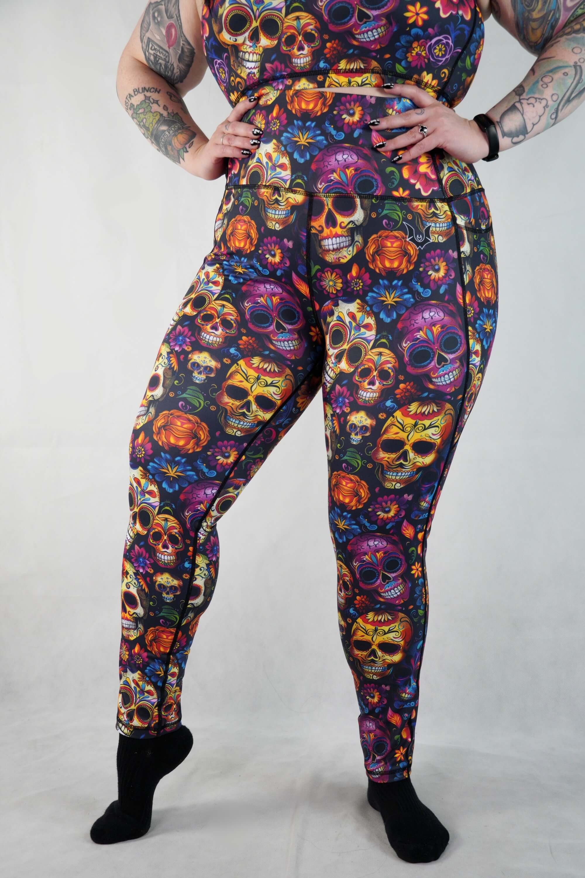 Day Of The Dead - Side Pocket Leggings
