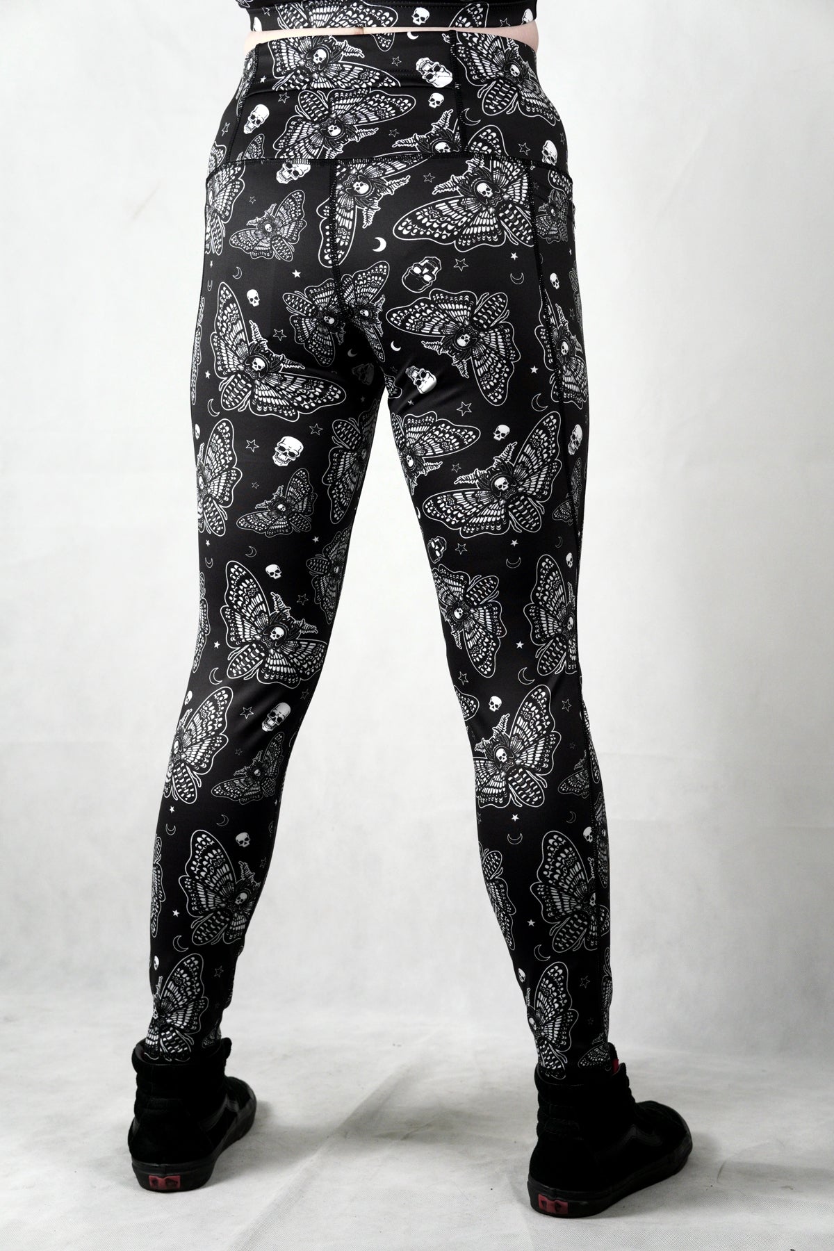 Death Moth - Side Pocket Leggings