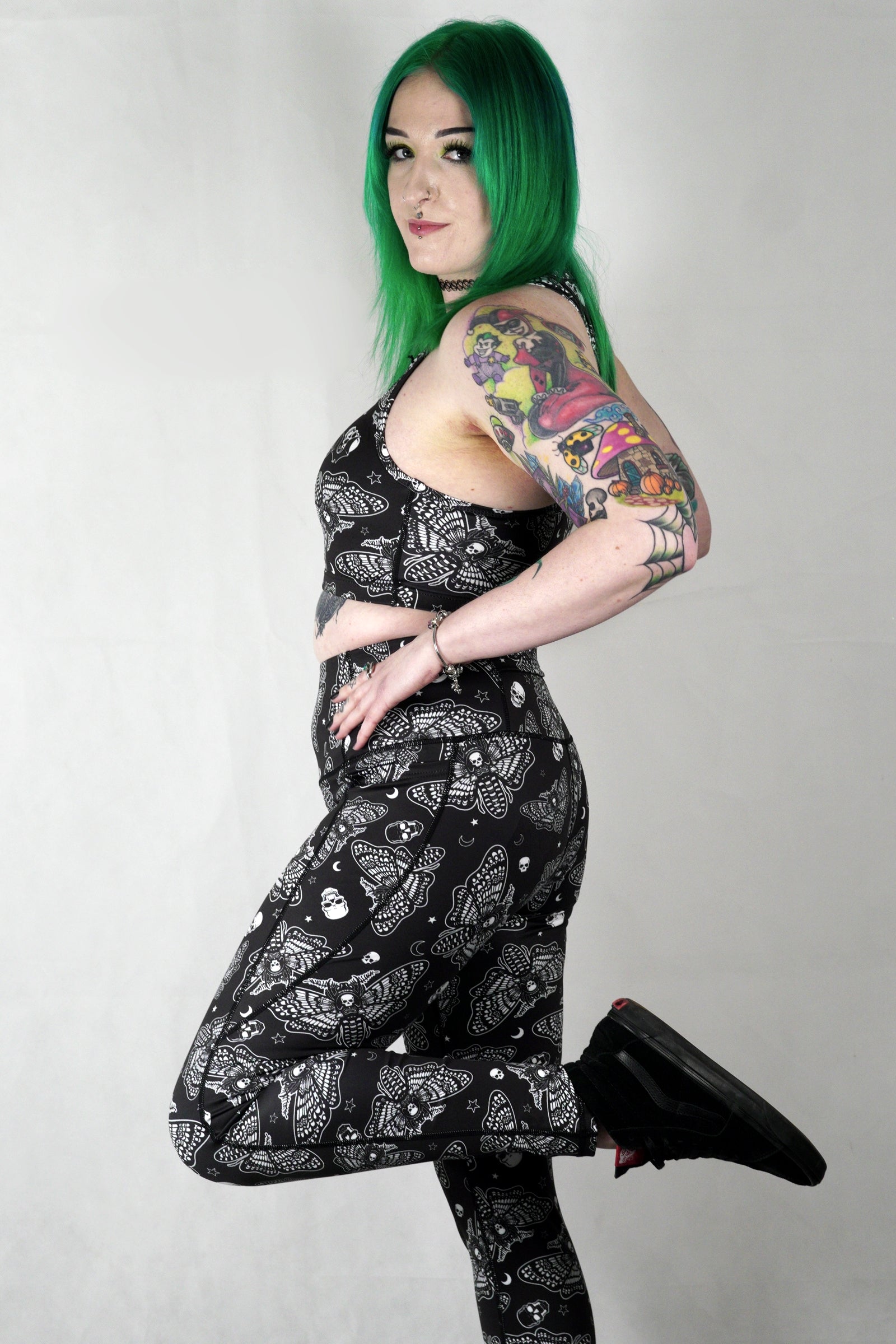 Death Moth - Side Pocket Leggings