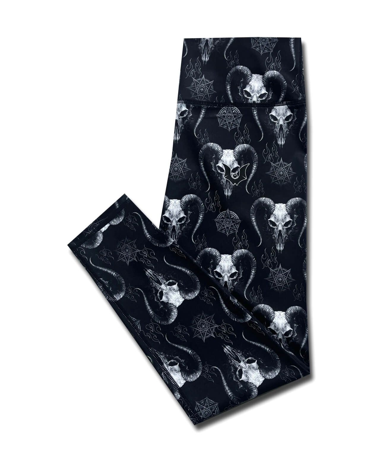 Demonic - Capri Legging - Unwonted Alternative Gym Wear - unwontedapparel