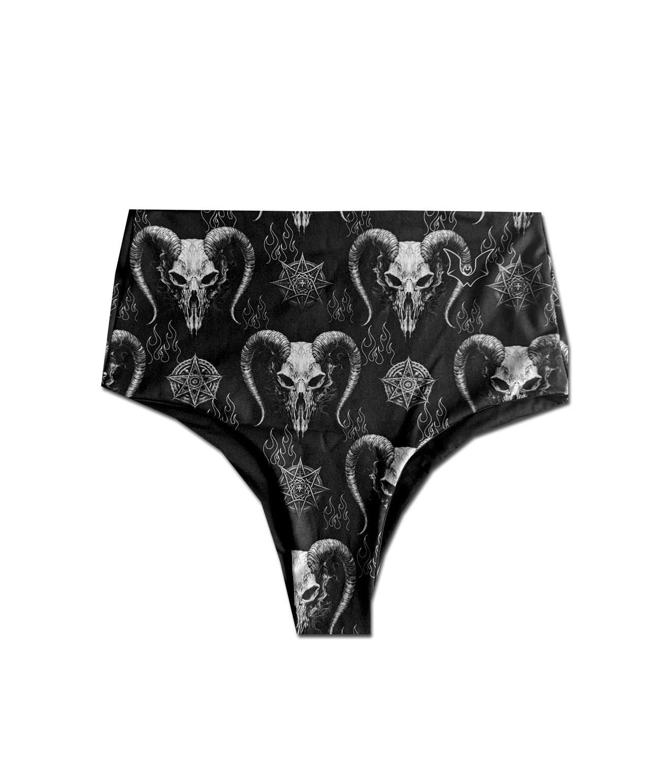 Demonic - Pole Shorts - Unwonted Alternative Gym Wear - unwontedapparel