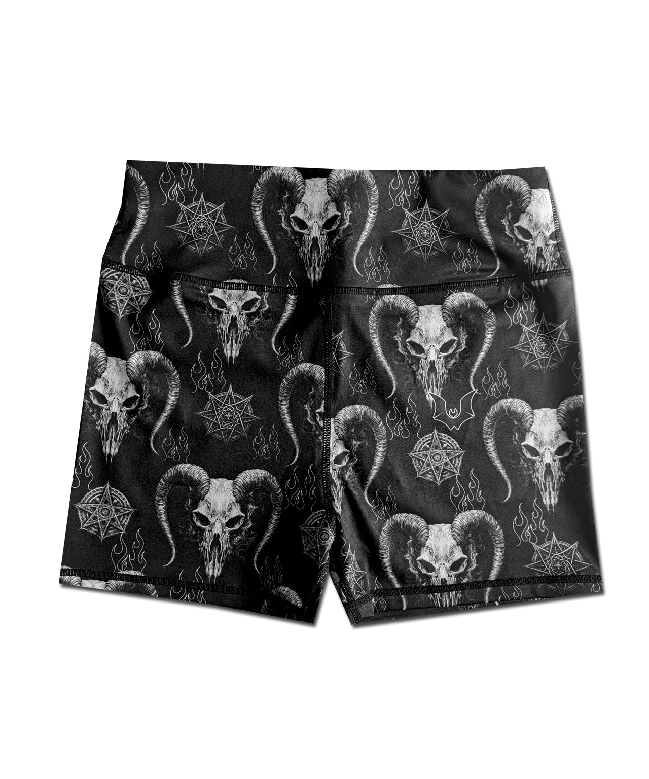 Demonic - Booty Shorts - Unwonted Alternative Gym Wear - unwontedapparel