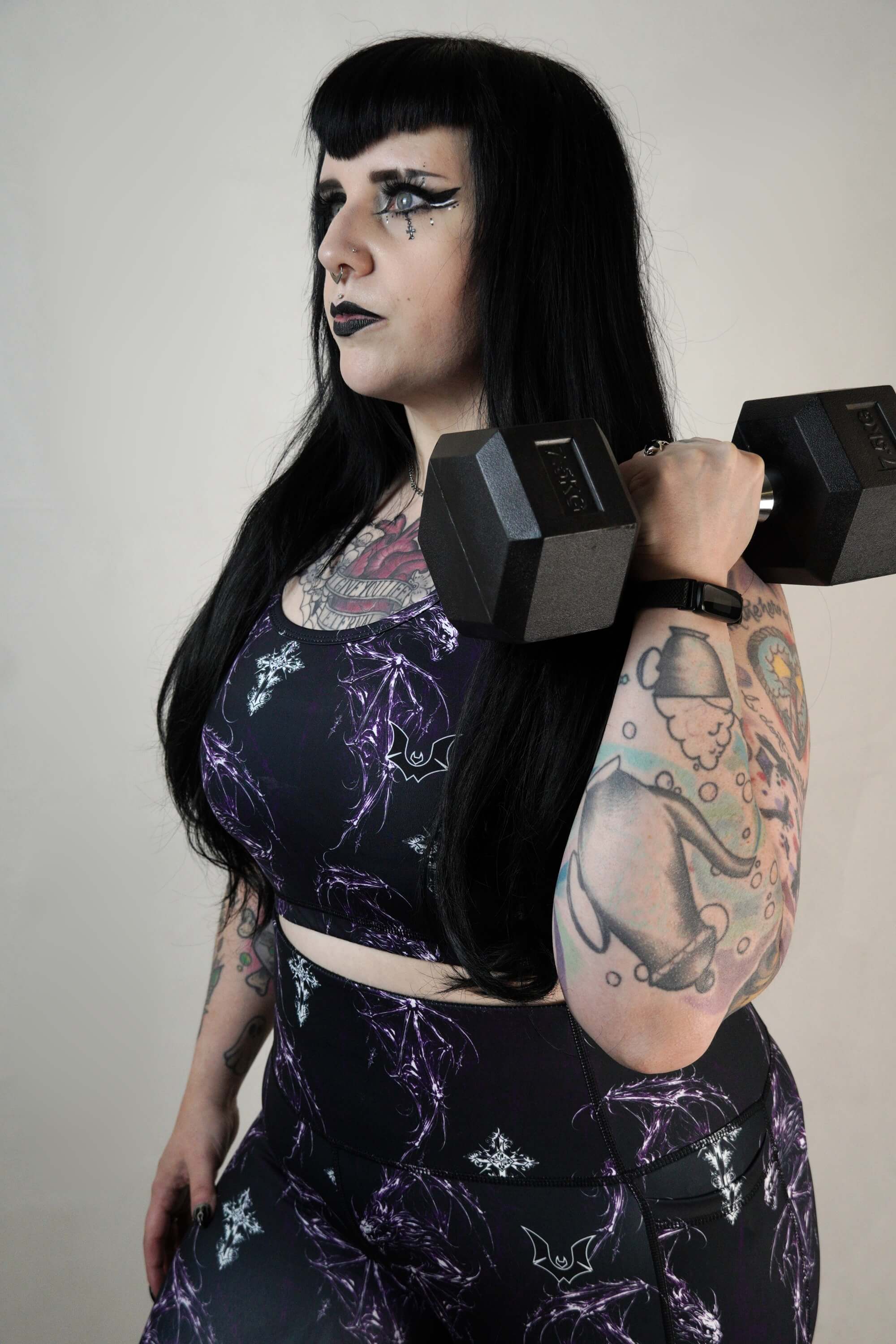 Devil Bat - Racerback Crop Top