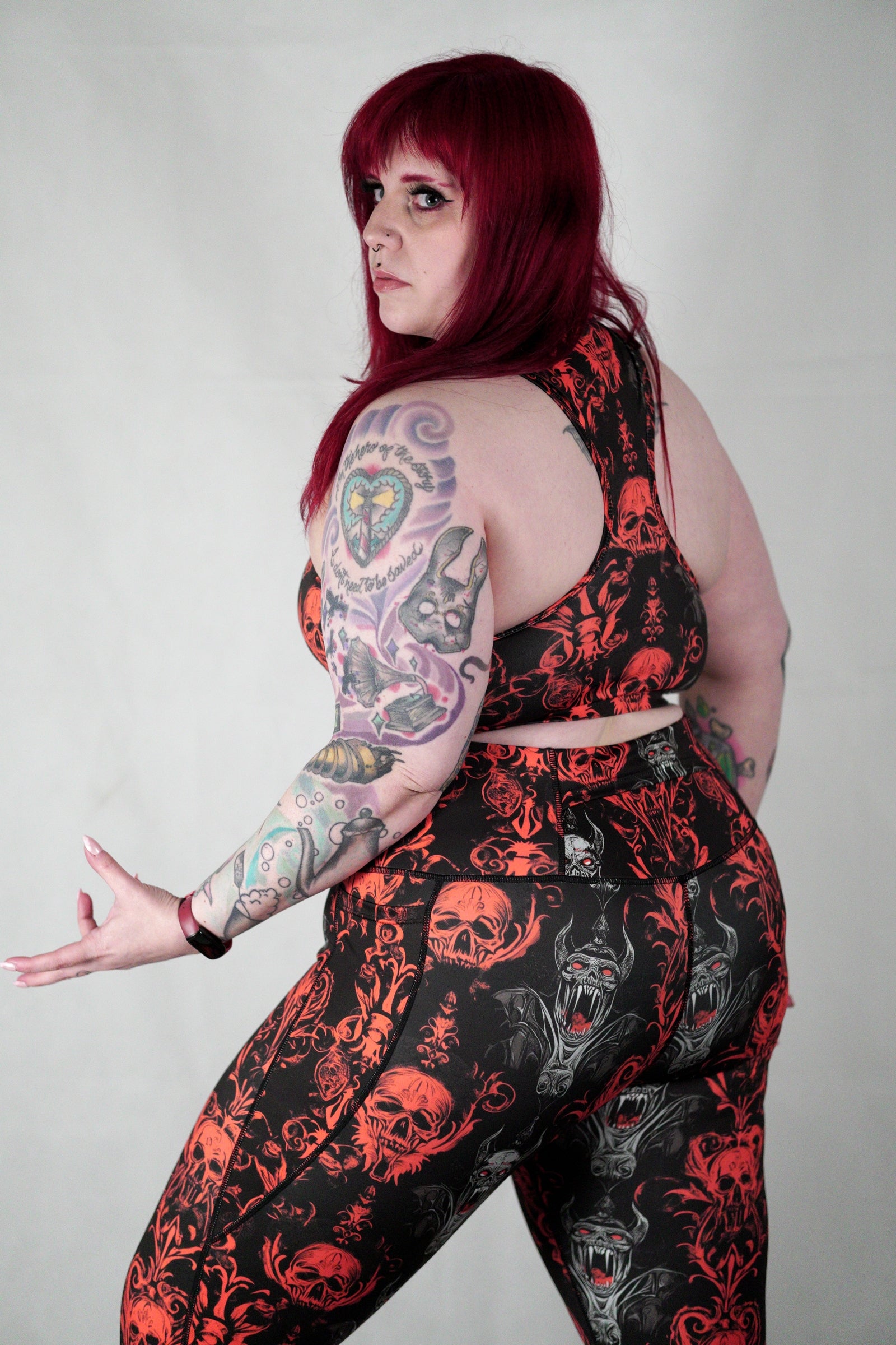 Devil Inside - Side Pocket Leggings