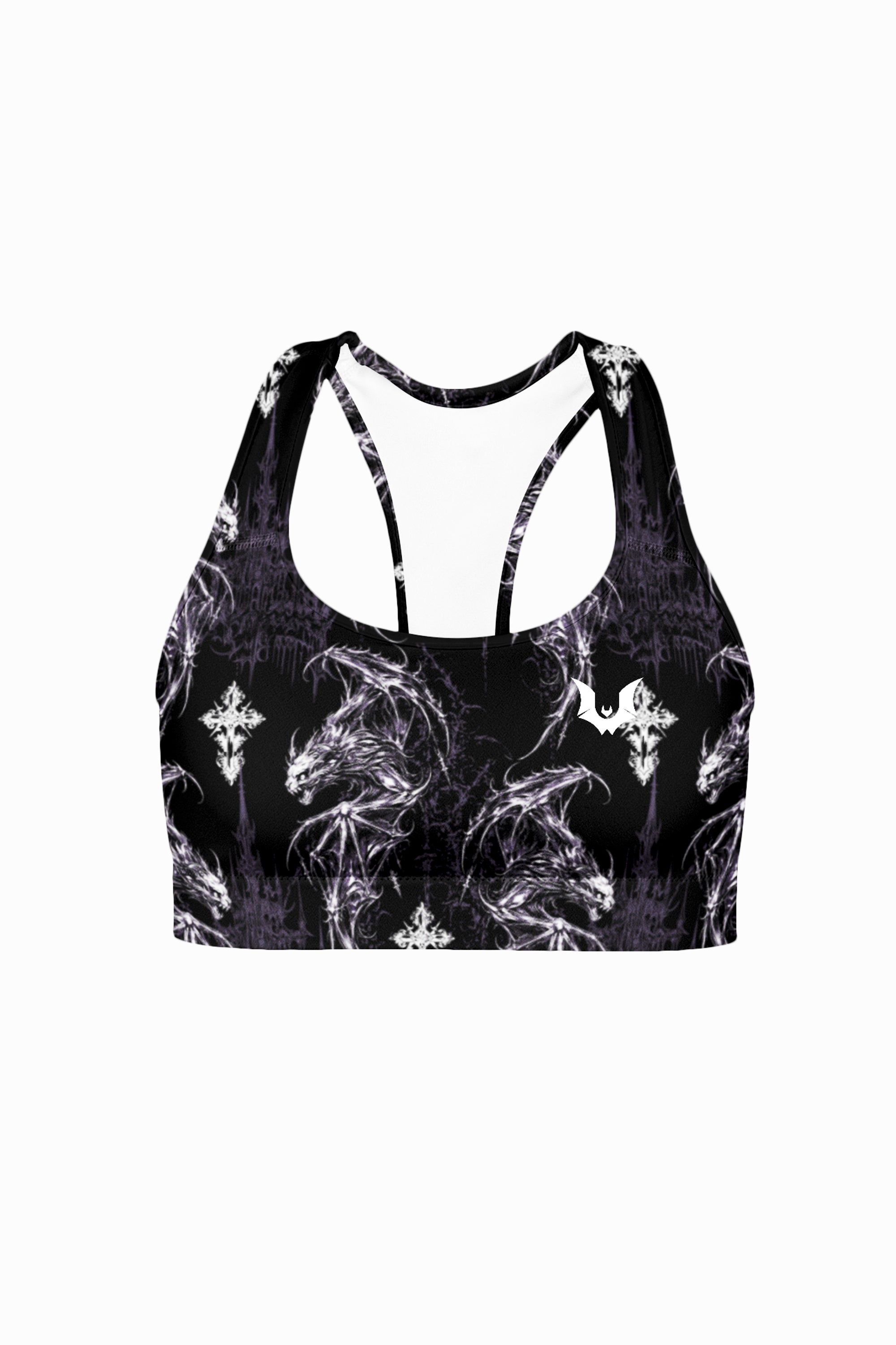 Devil Bat - Racerback Crop Top