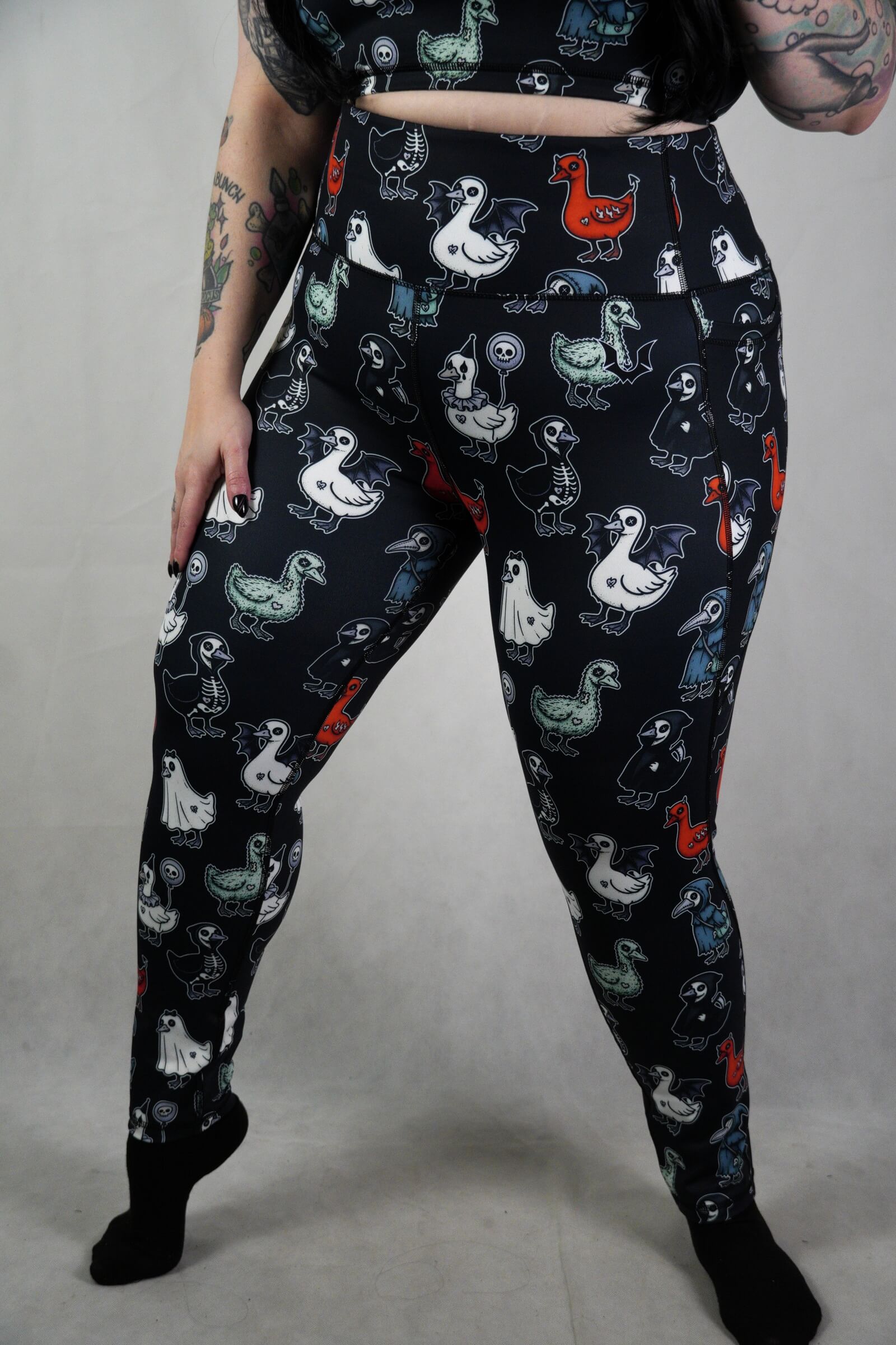 Evil Ducks - Side Pocket Leggings