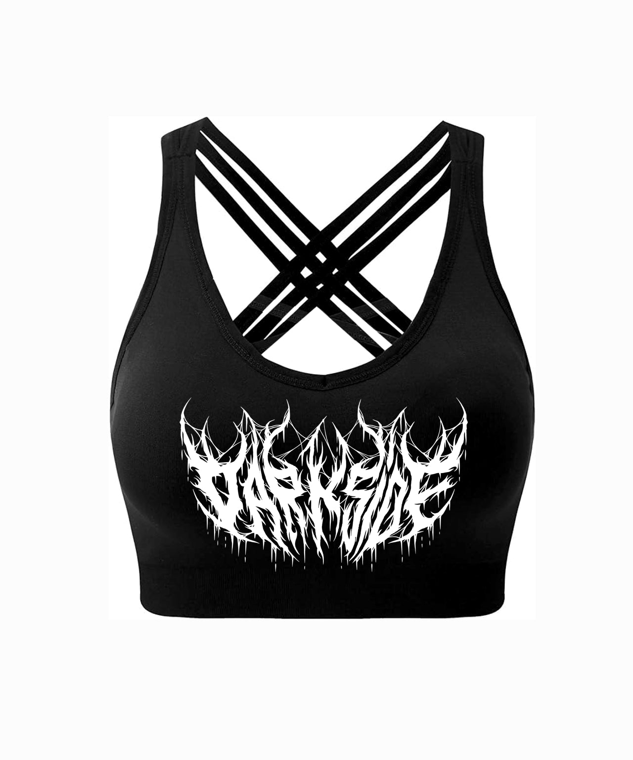 Dark Side Gothica Black - Crop Top
