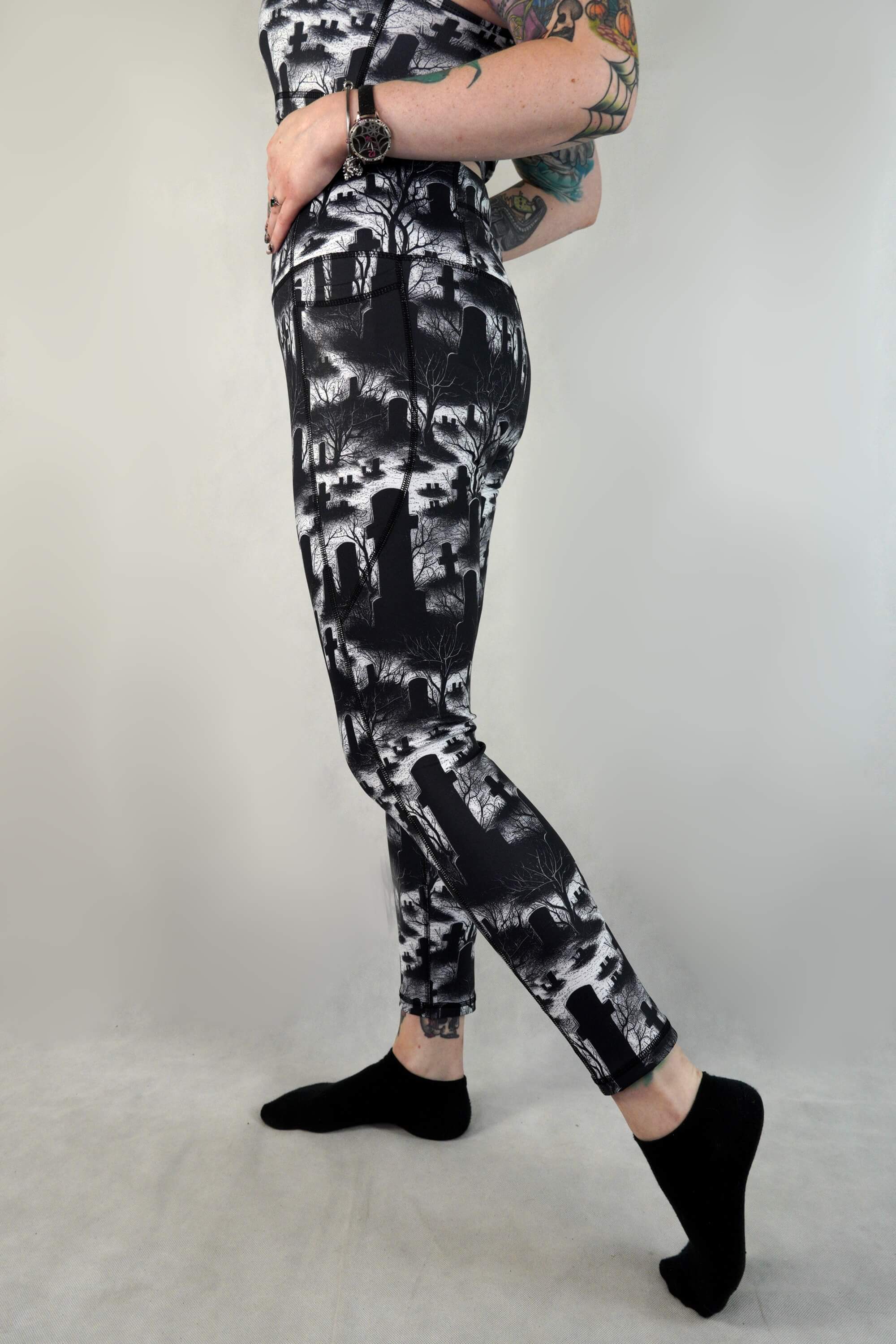 Graveyard - Side Pocket Leggings