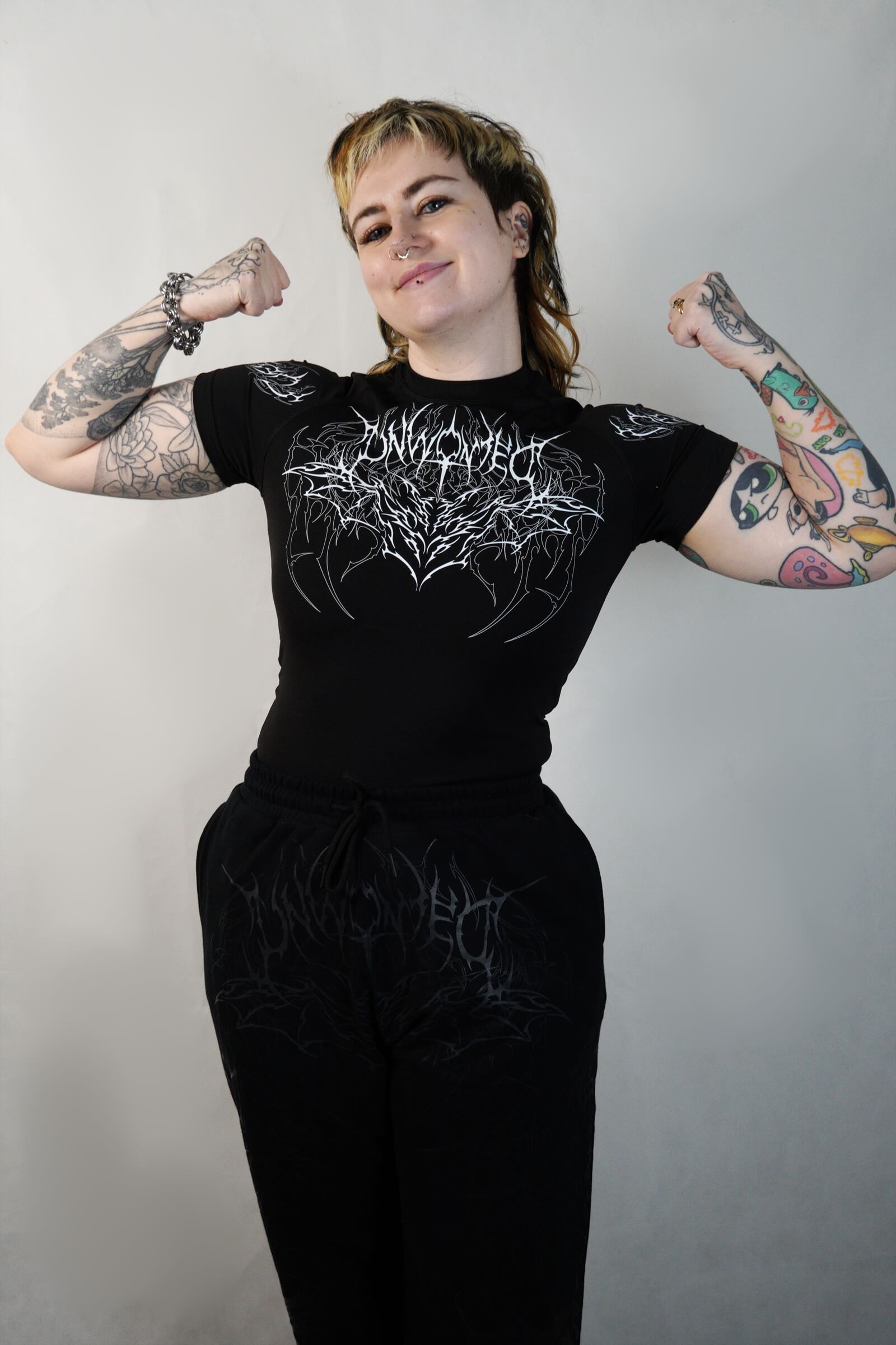 Nightwing Grey - Female Compression T-Shirt