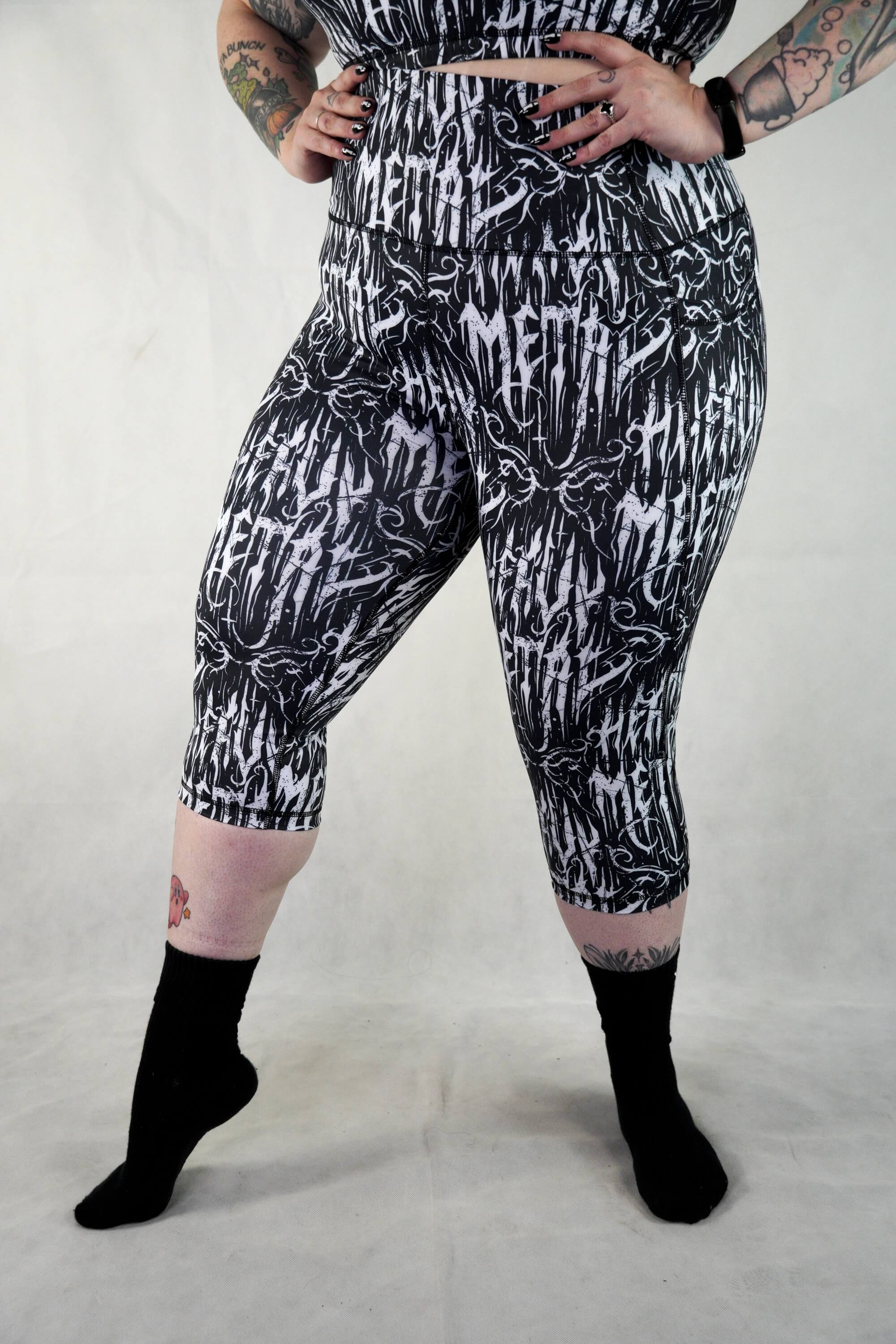 Heavy Metal - Capri Side Pockets