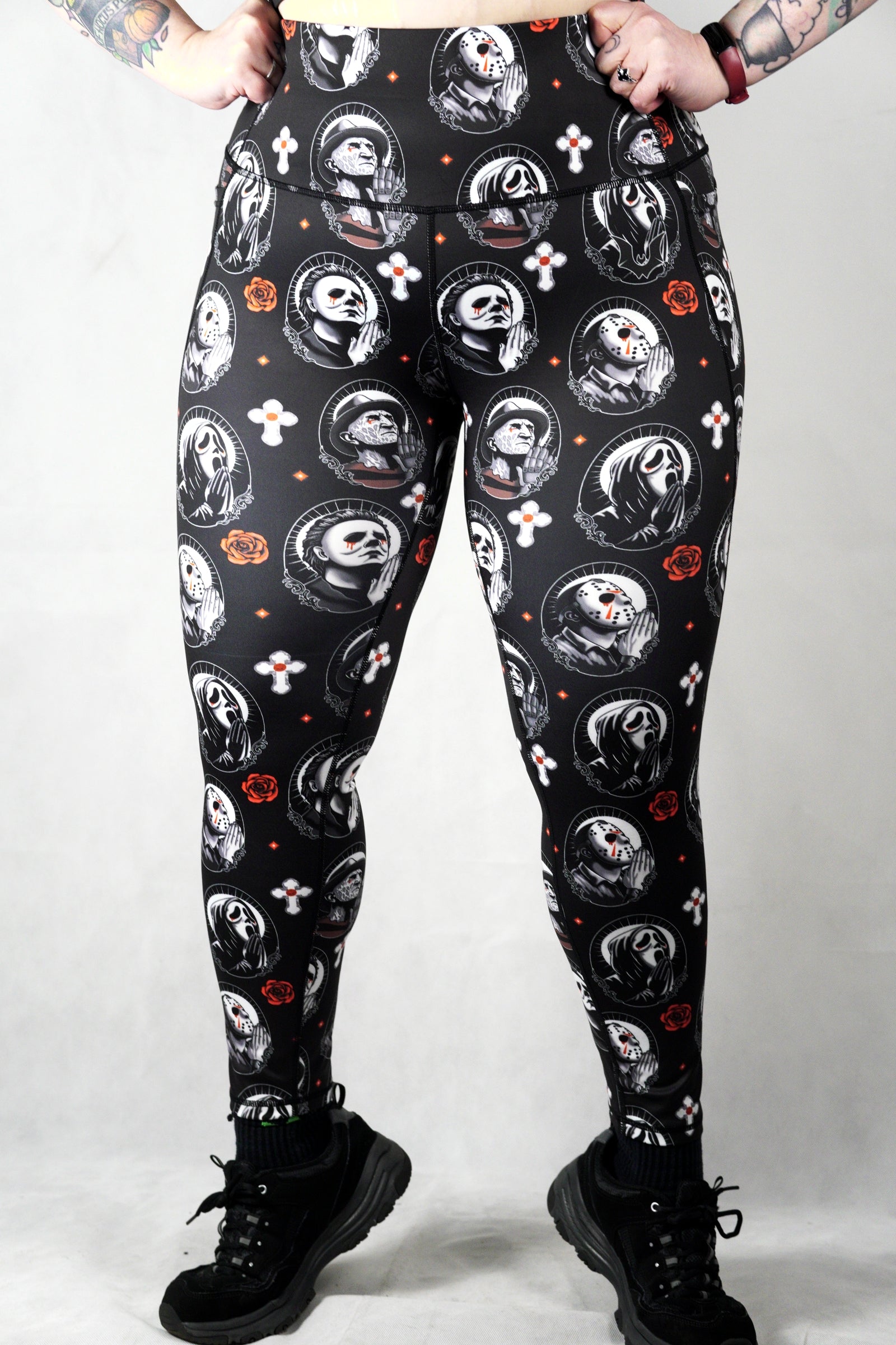 Horror Pray - Side Pocket Leggings