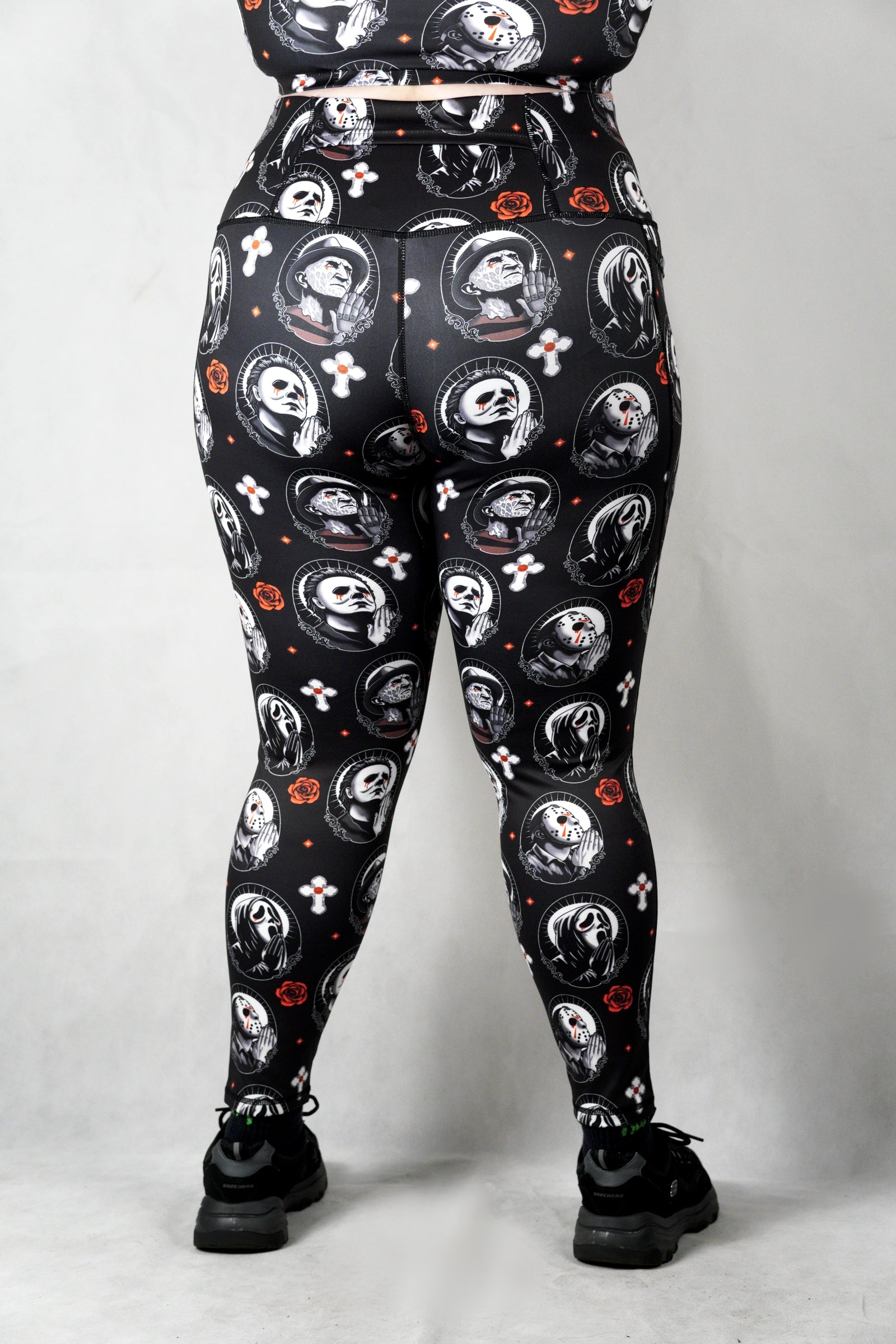 Horror Pray - Side Pocket Leggings