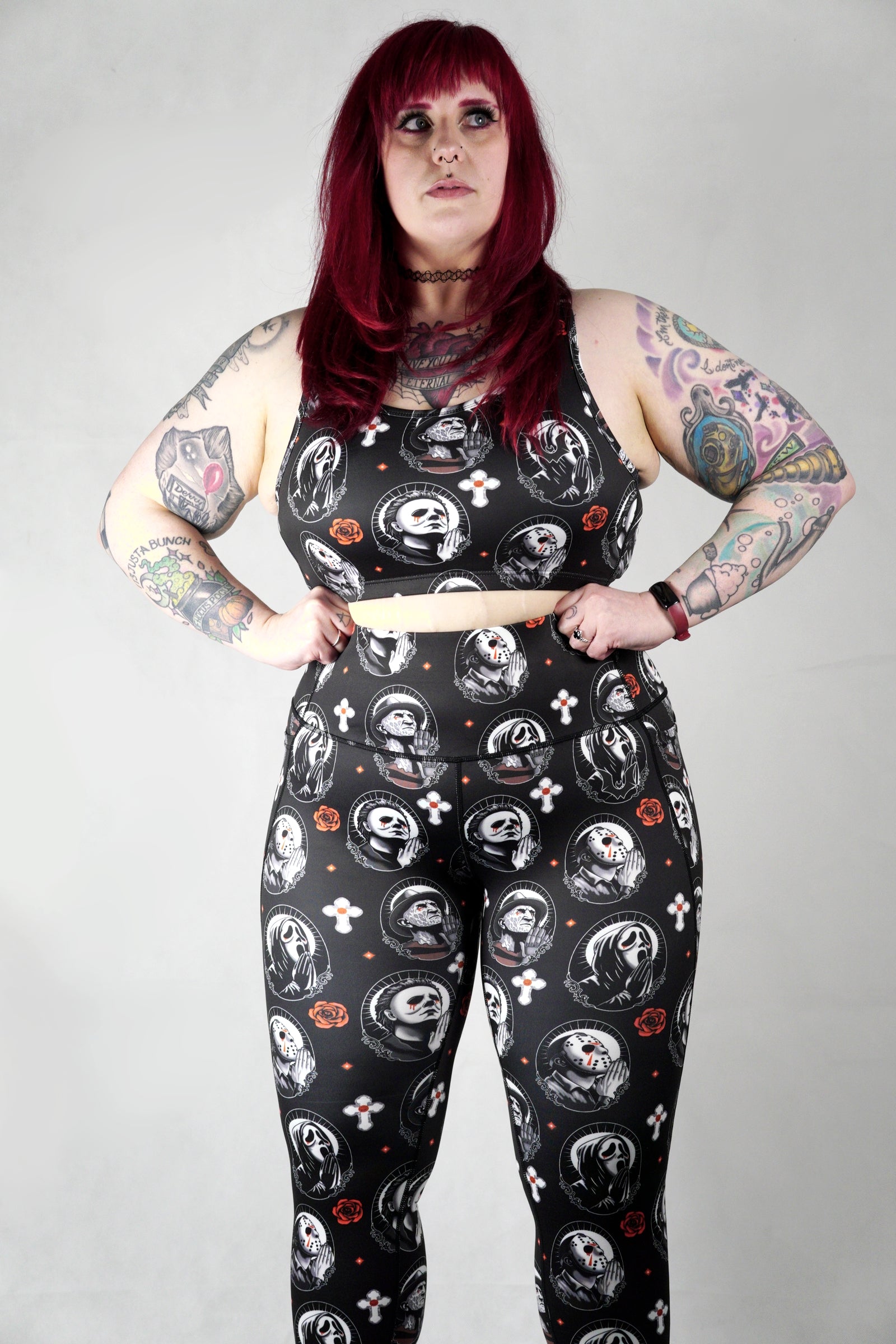 Horror Pray - Side Pocket Leggings