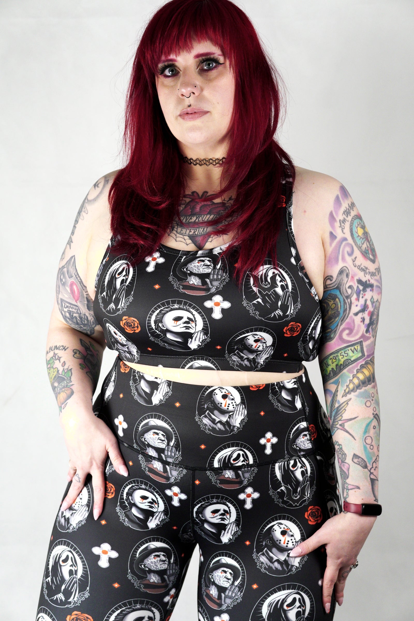 Horror Pray - Side Pocket Leggings