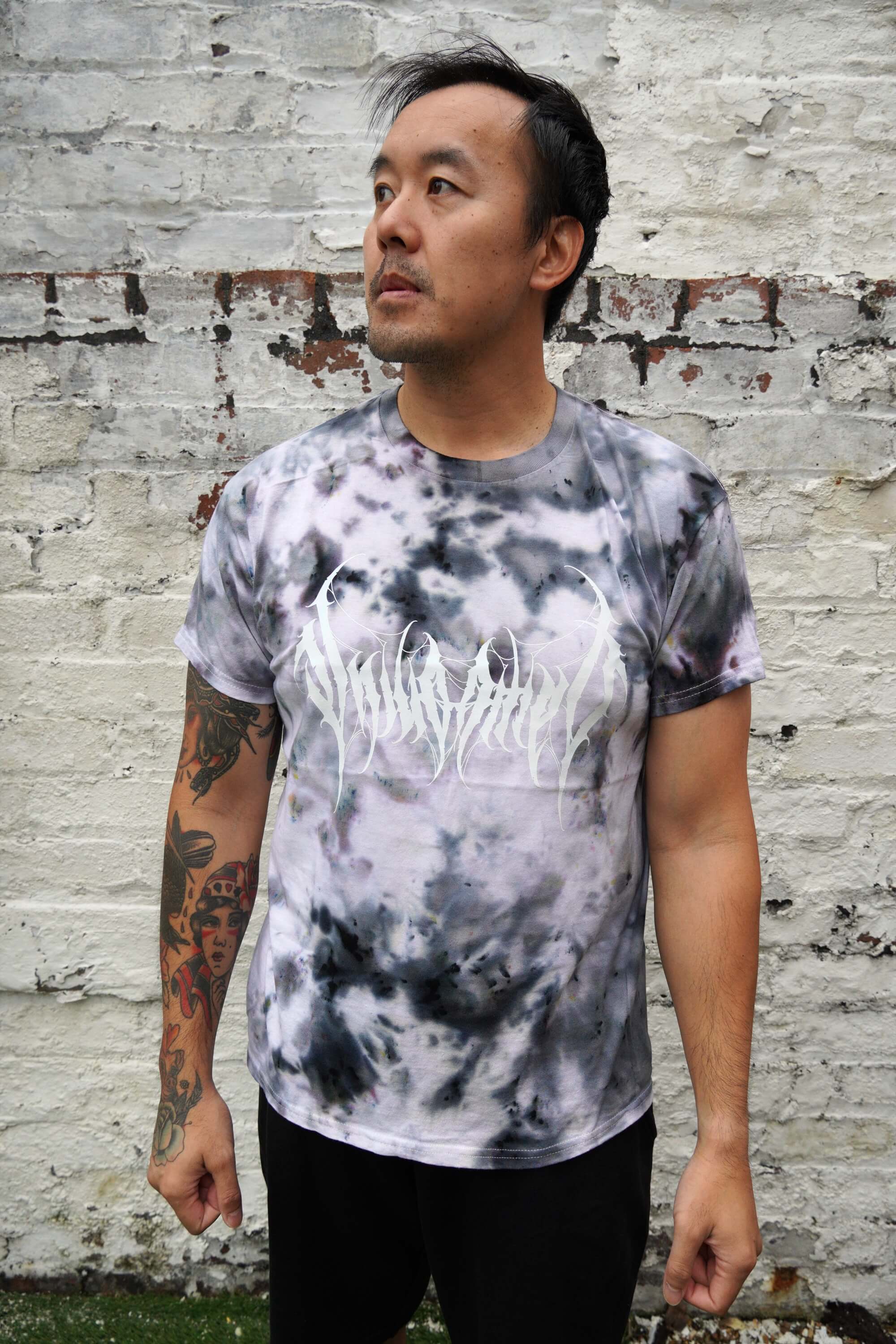 Unwonted Thrasher Ice Black Tie Dye - Unisex T-Shirt