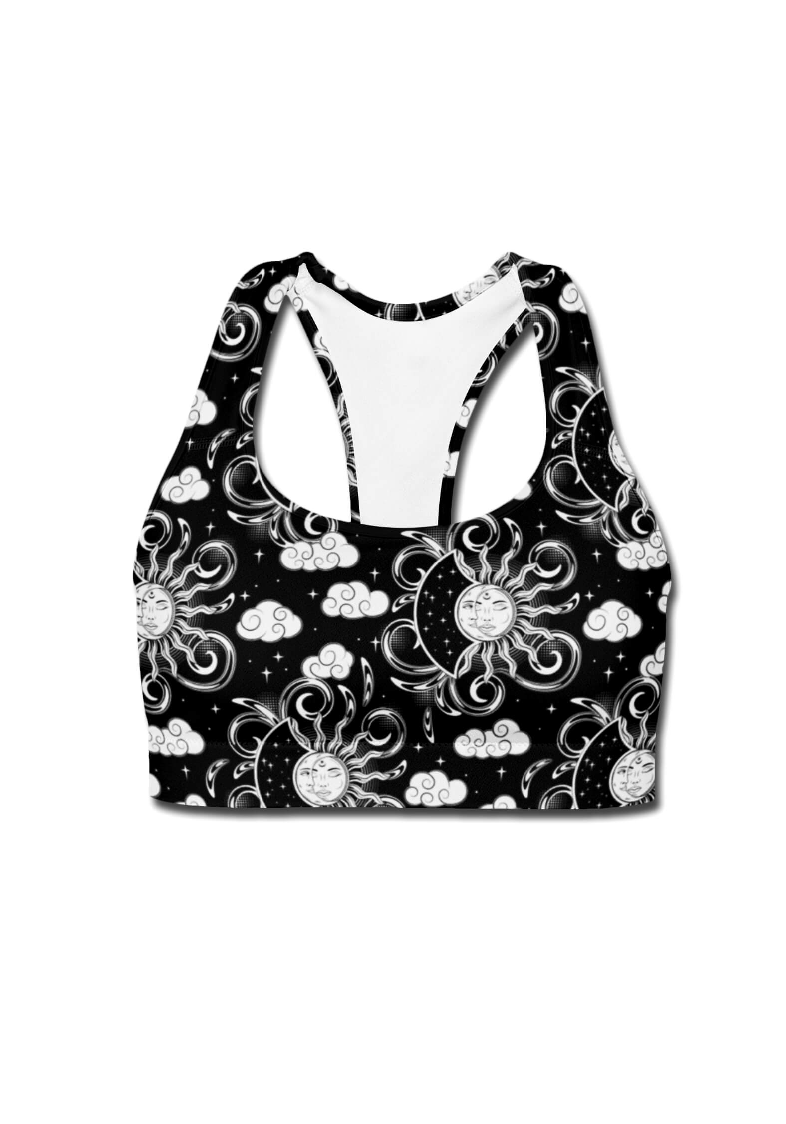 Midnight Sky - Crop Top - Unwonted Alternative Gym Wear - unwontedapparel
