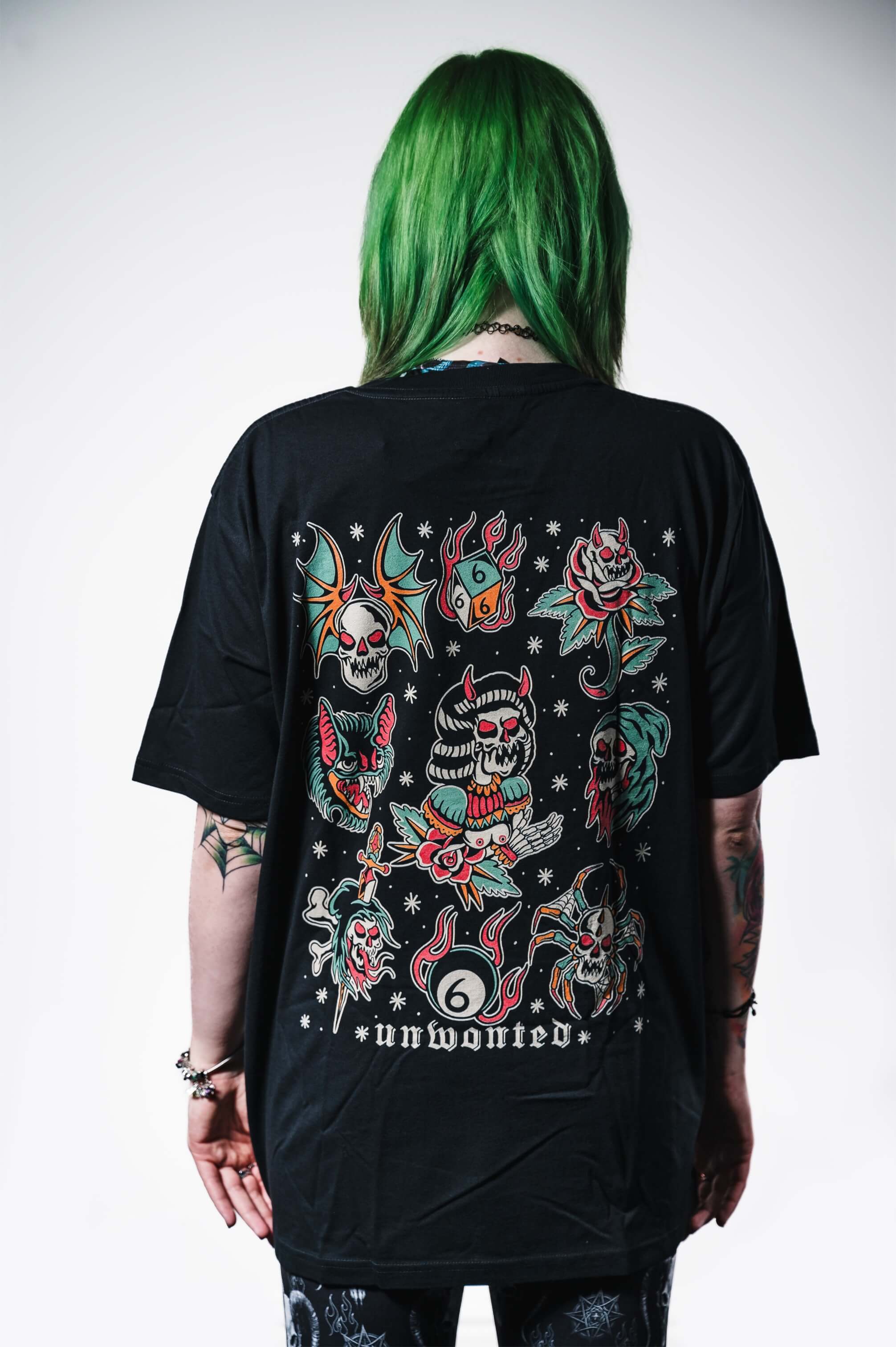 Old School - Cotton T-Shirt - Unwonted Alternative Gym Wear