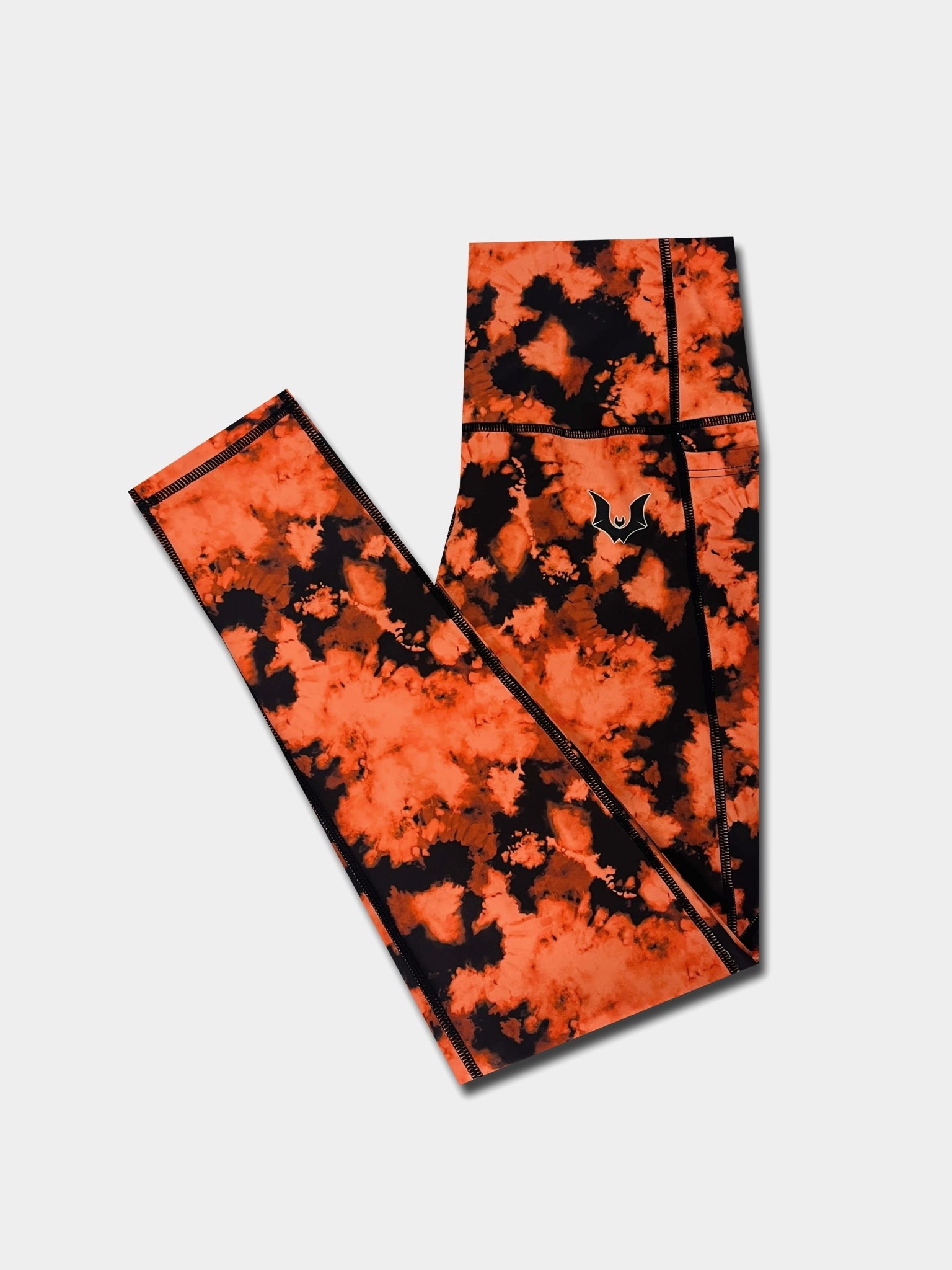 Orange Tie Dye - Side Pocket Leggings