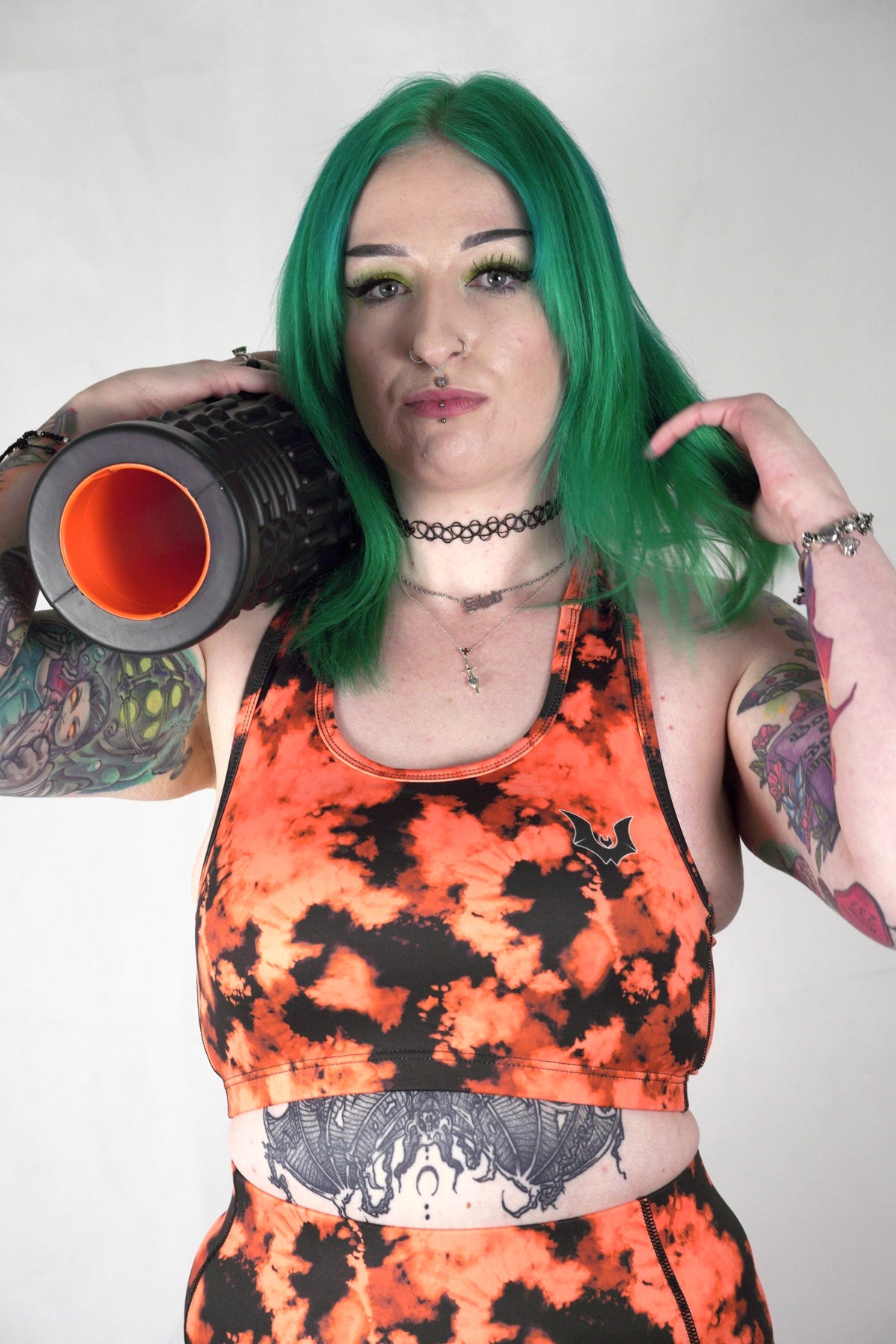Orange Tie Dye - Crop Top