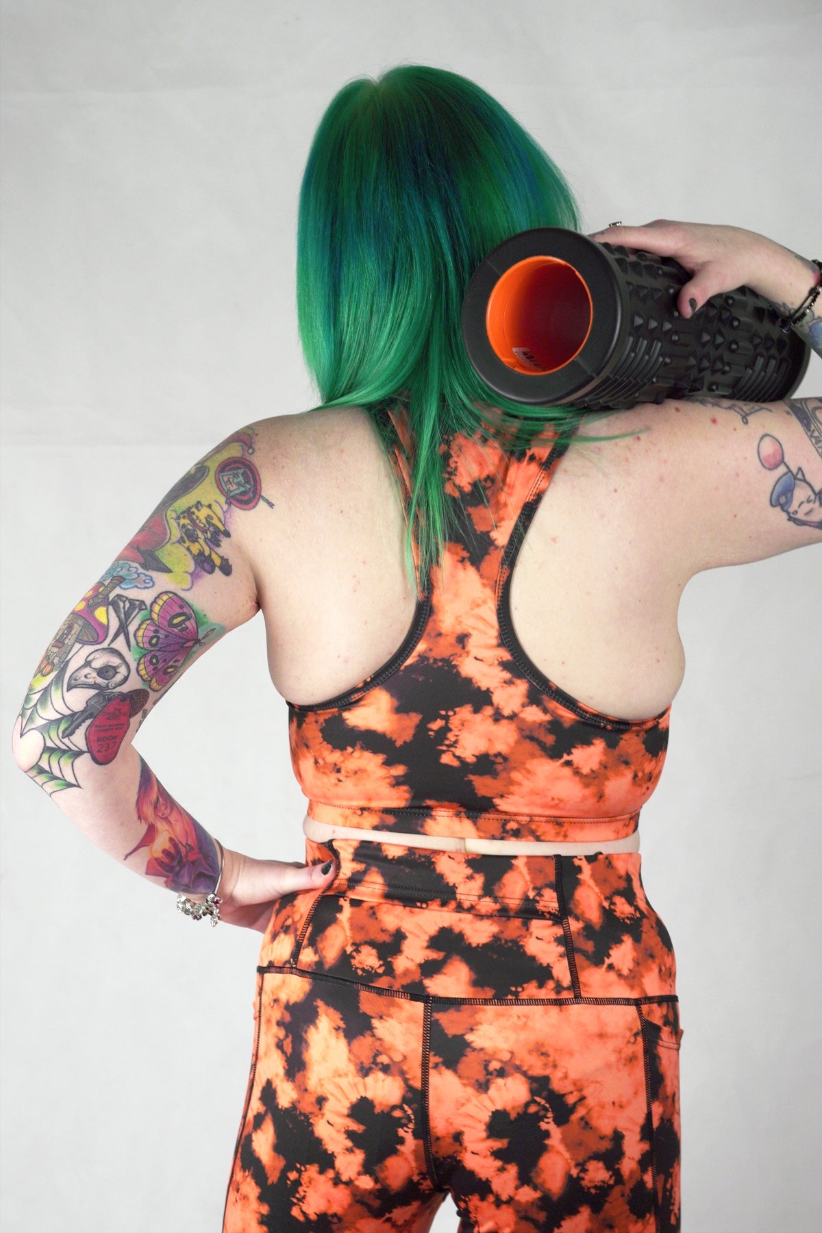 Orange Tie Dye - Crop Top