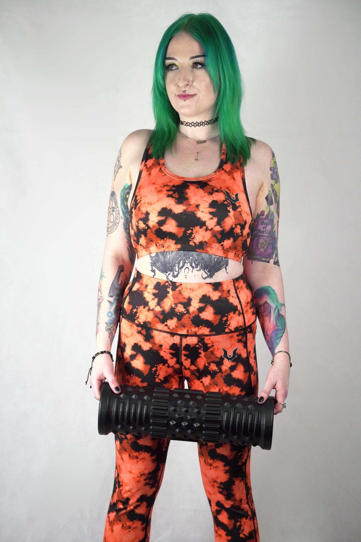 Orange Tie Dye - Crop Top