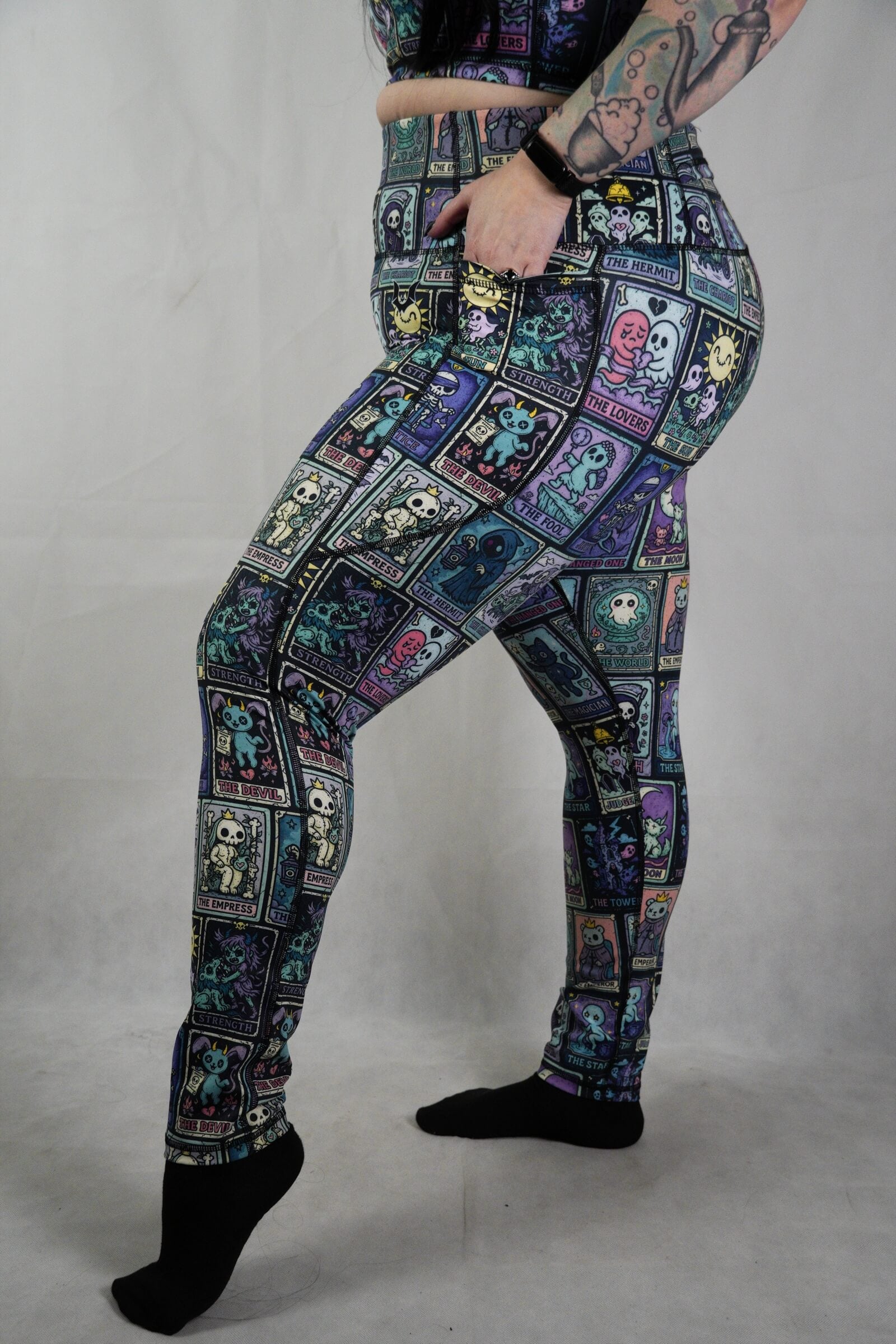 Pastel Arcana - Side Pocket Leggings