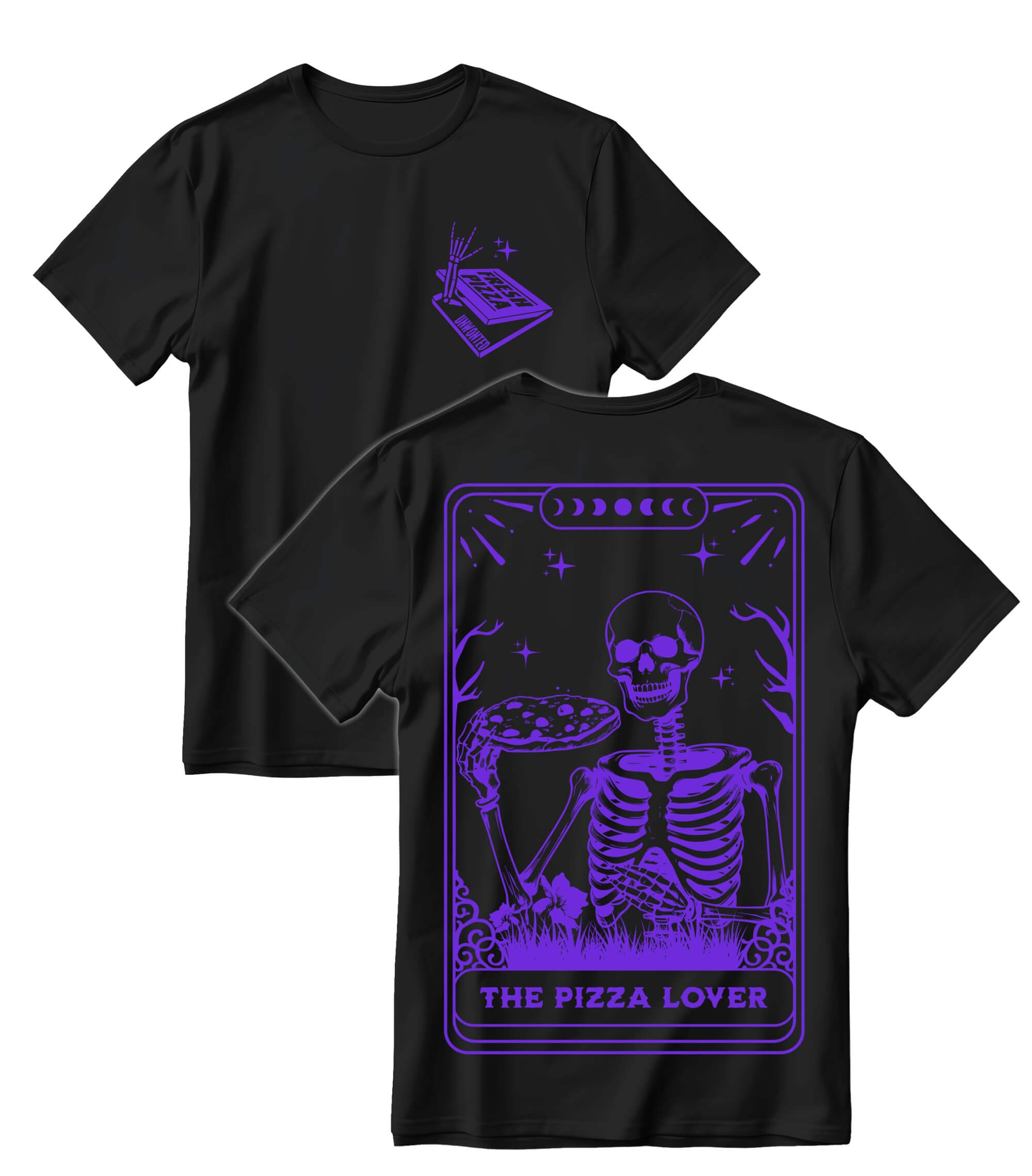 Pizza Lover - Cotton T-Shirt - Unwonted Alternative Gym Wear - unwontedapparel