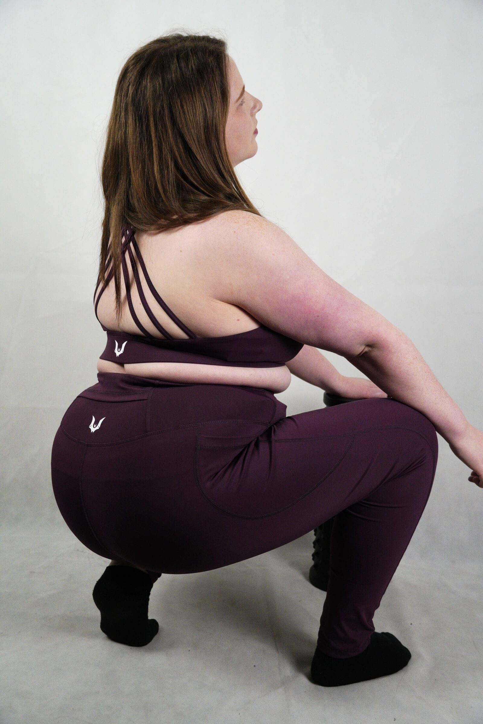 Plum 'Gothica' - Full Length Side Pocket Leggings